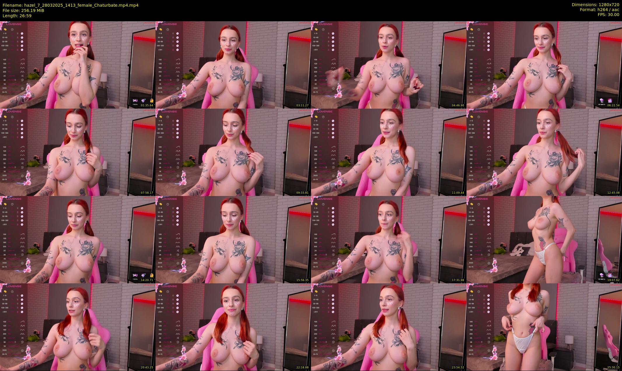 hazel_7 — 27 minute Chaturbate female cam show recording, 720p, Mar 28, 2025