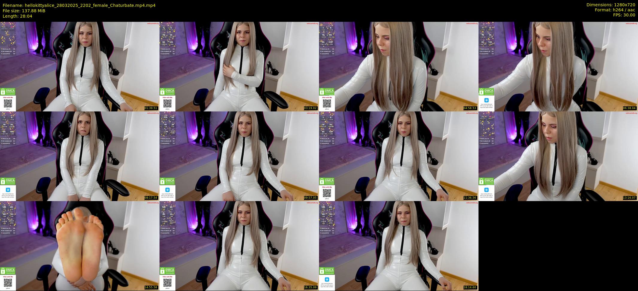 hellokittyalice — 29 minute Chaturbate female cam show recording, 720p, Mar 28, 2025