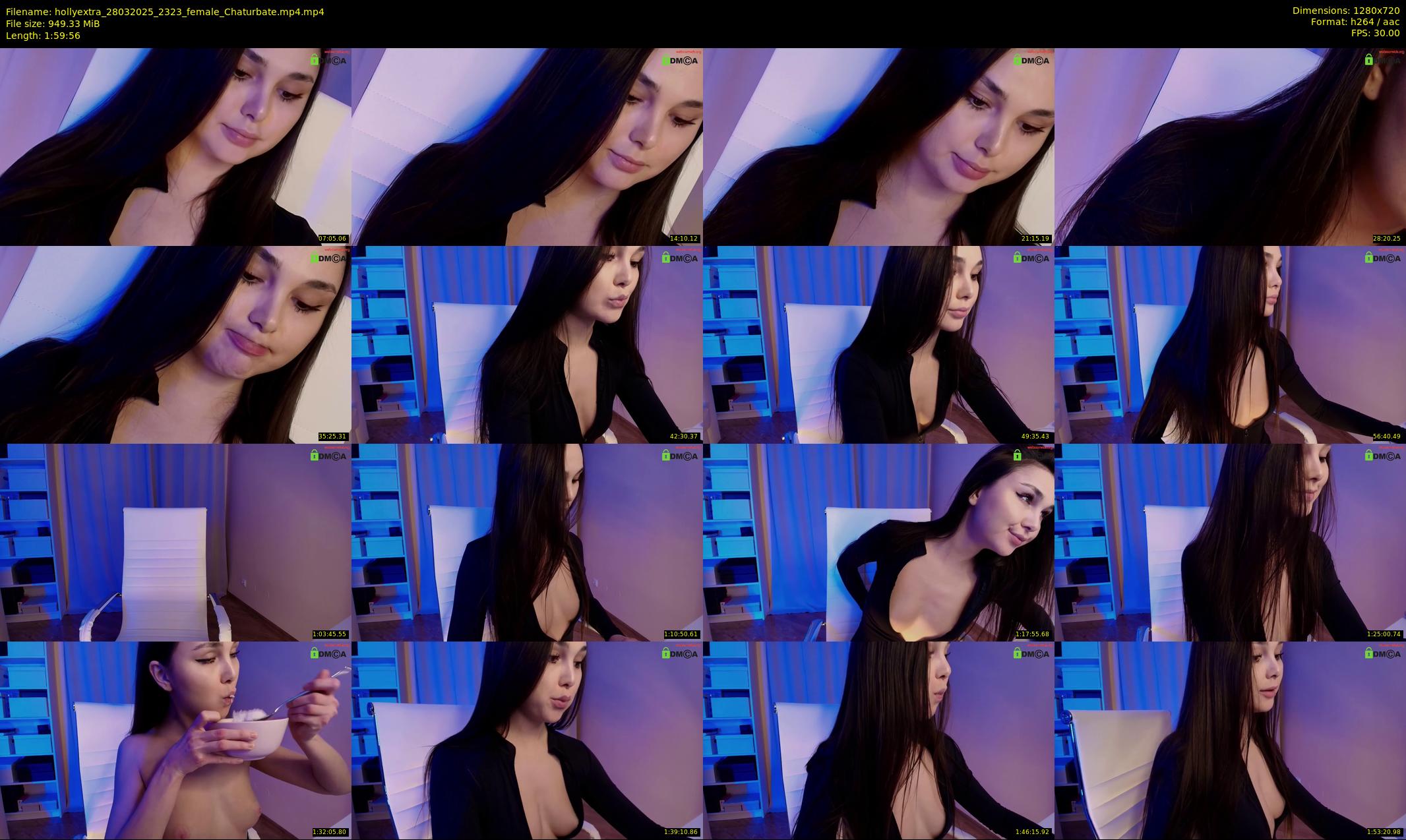 hollyextra — 120 minute Chaturbate female cam show recording, 720p, Mar 28, 2025