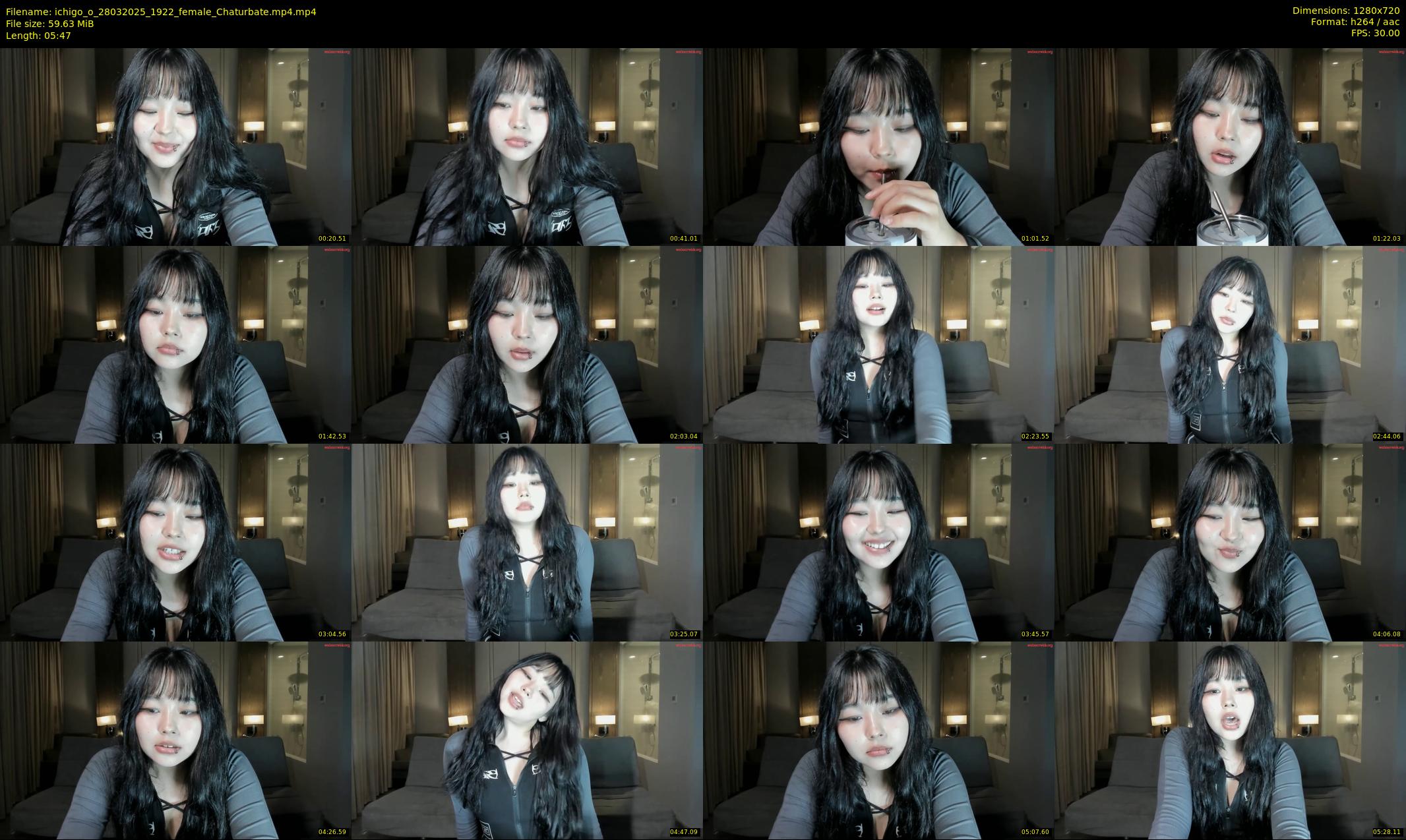 ichigo_o — 6 minute Chaturbate female cam show recording, 720p, Mar 28, 2025
