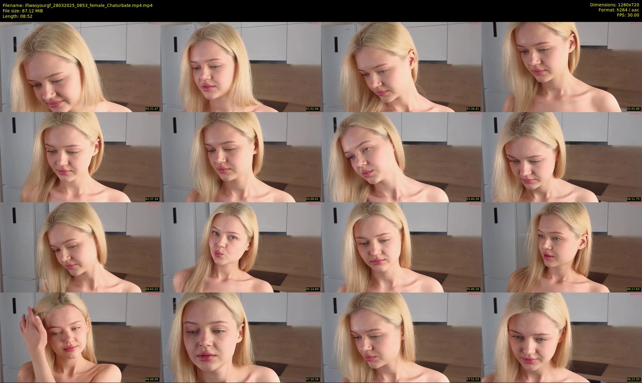 ifiwasyourgf — 9 minute Chaturbate female cam show recording, 720p, Mar 28, 2025