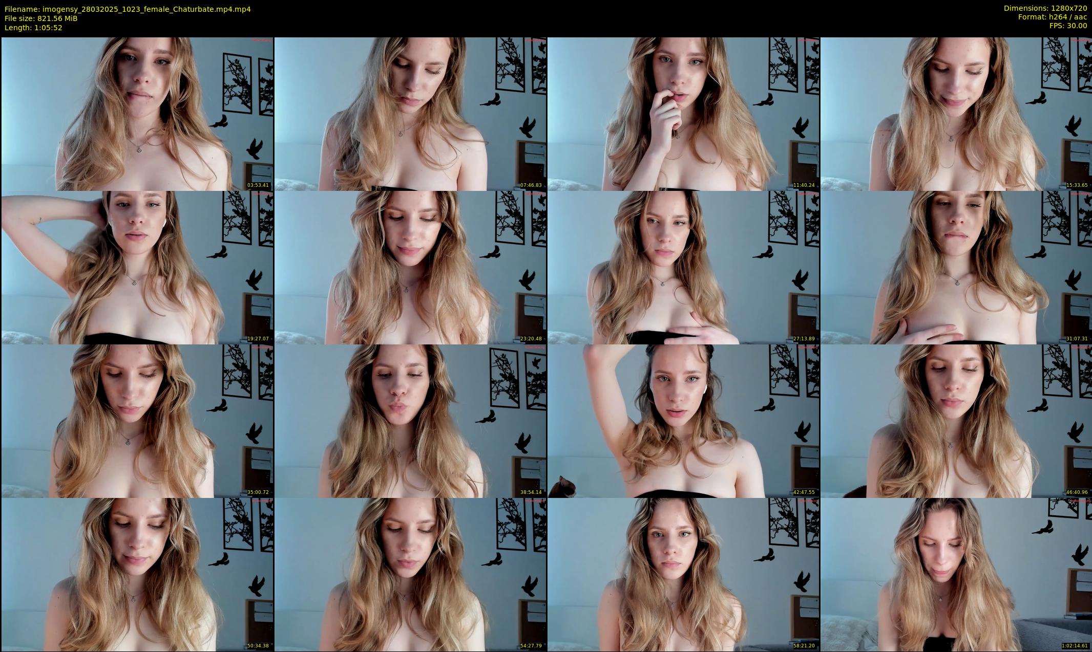 imogensy — 66 minute Chaturbate female cam show recording, 720p, Mar 28, 2025