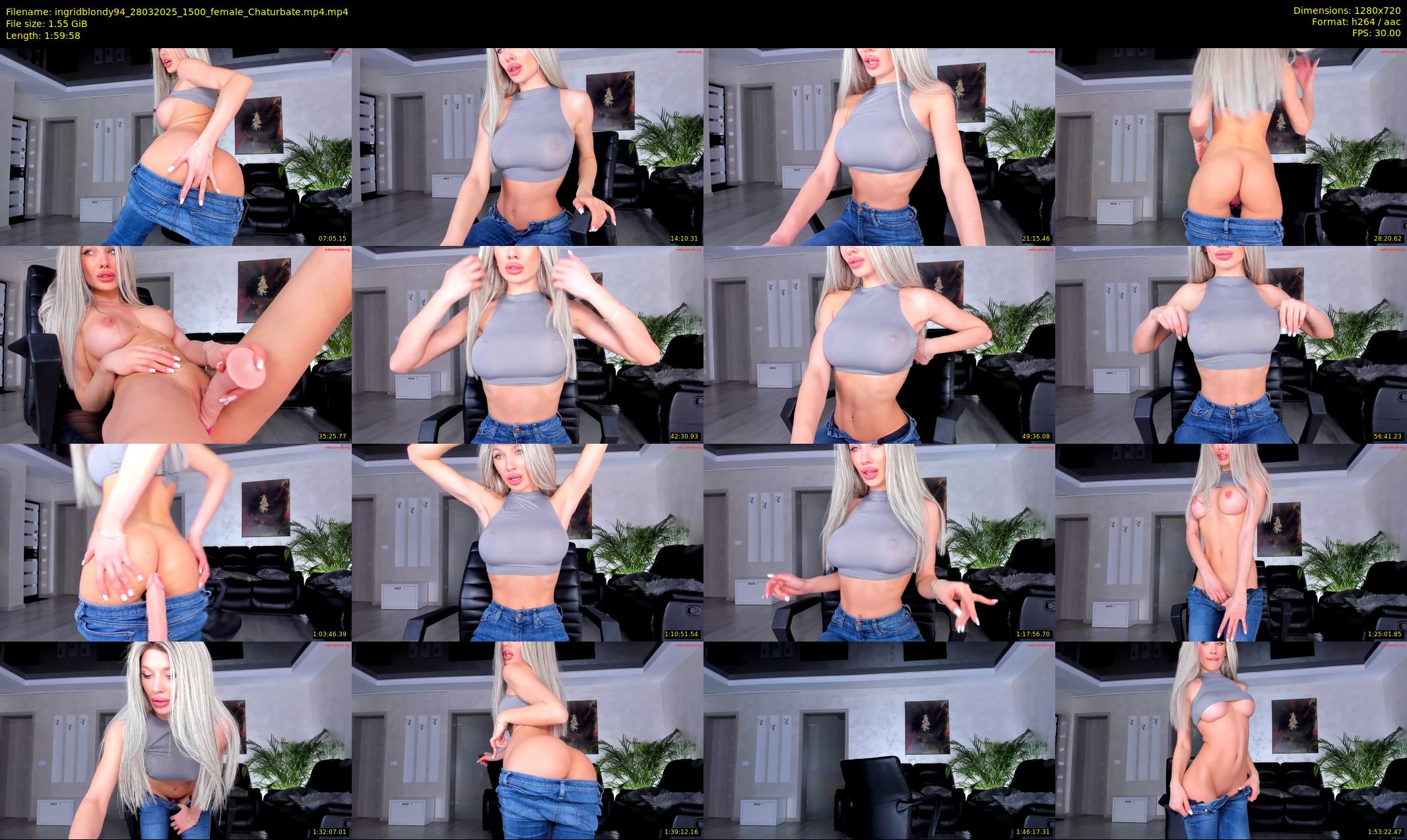 ingridblondy94 — 120 minute Chaturbate female cam show recording, 720p, Mar 28, 2025