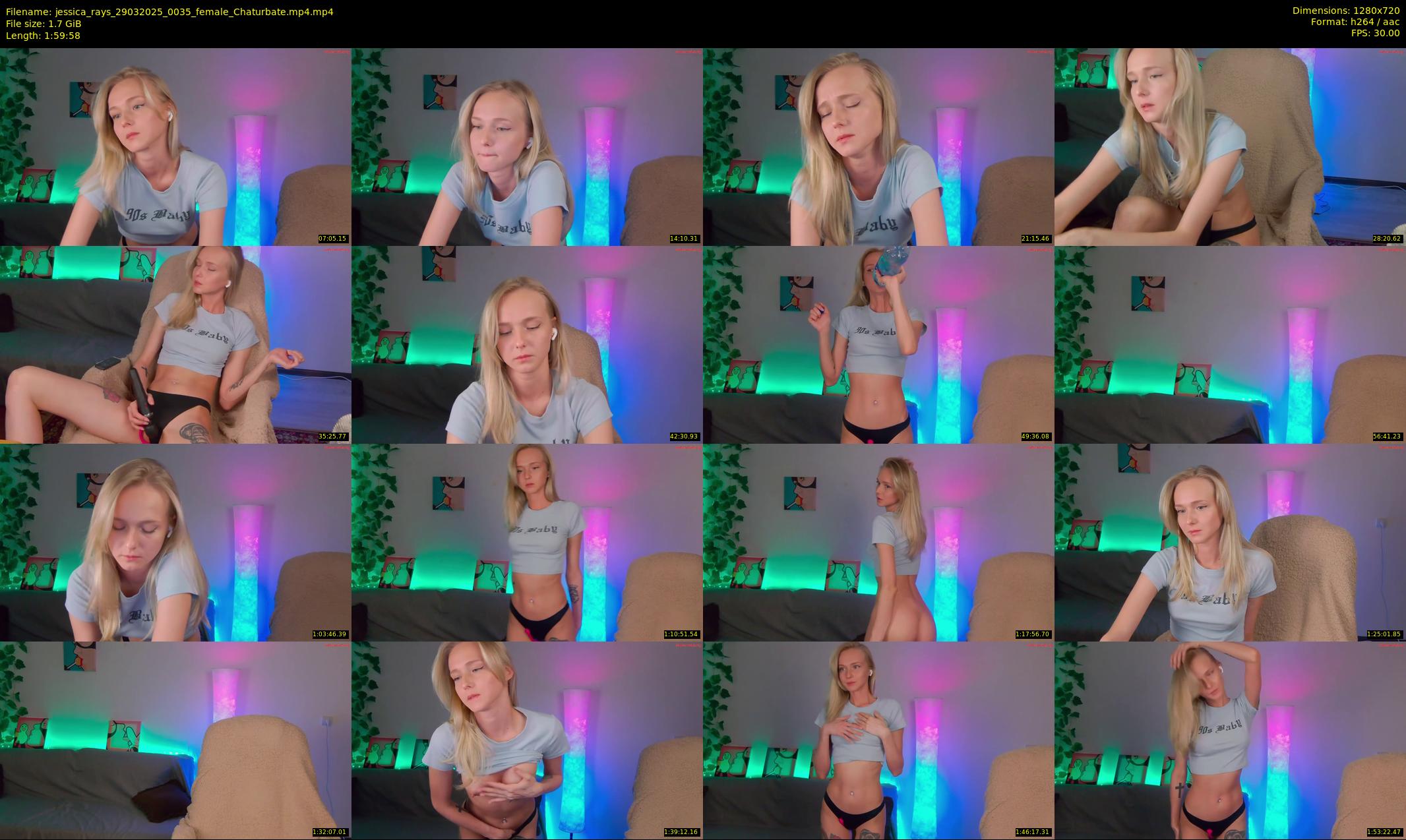 jessica_rays — 120 minute Chaturbate couple cam show recording, 720p, Mar 29, 2025