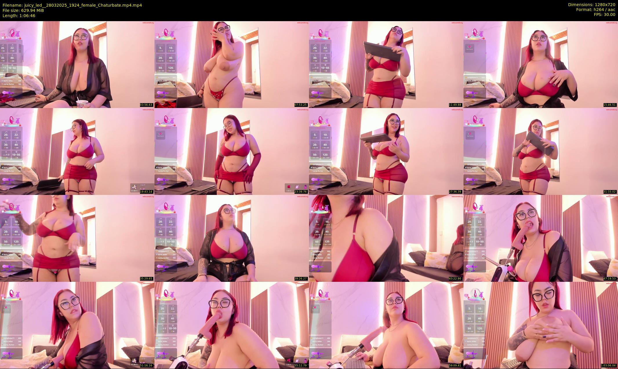 juicy_led_ — 67 minute Chaturbate female cam show recording, 720p, Mar 28, 2025