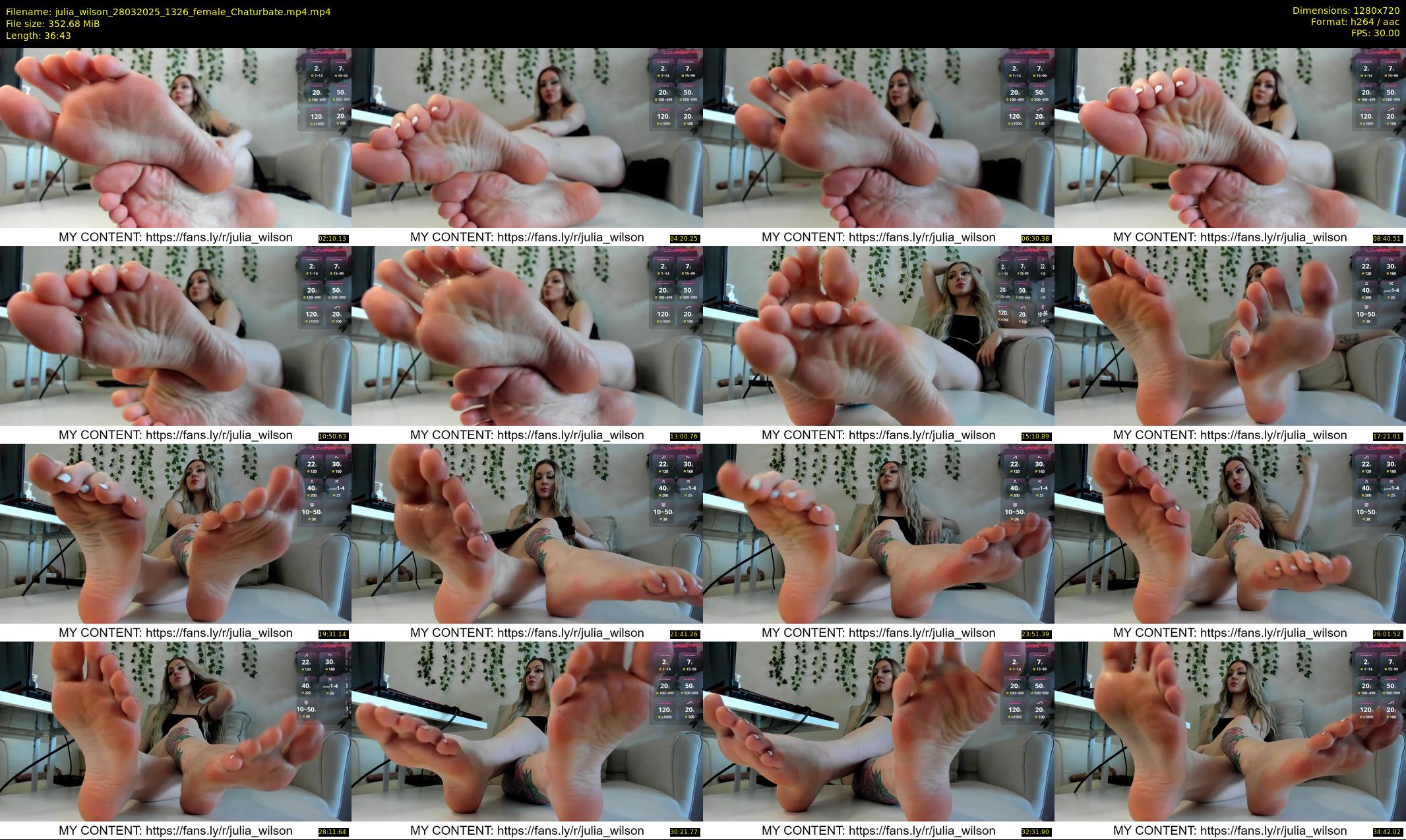 julia_wilson — 37 minute Chaturbate female cam show recording, 720p, Mar 28, 2025