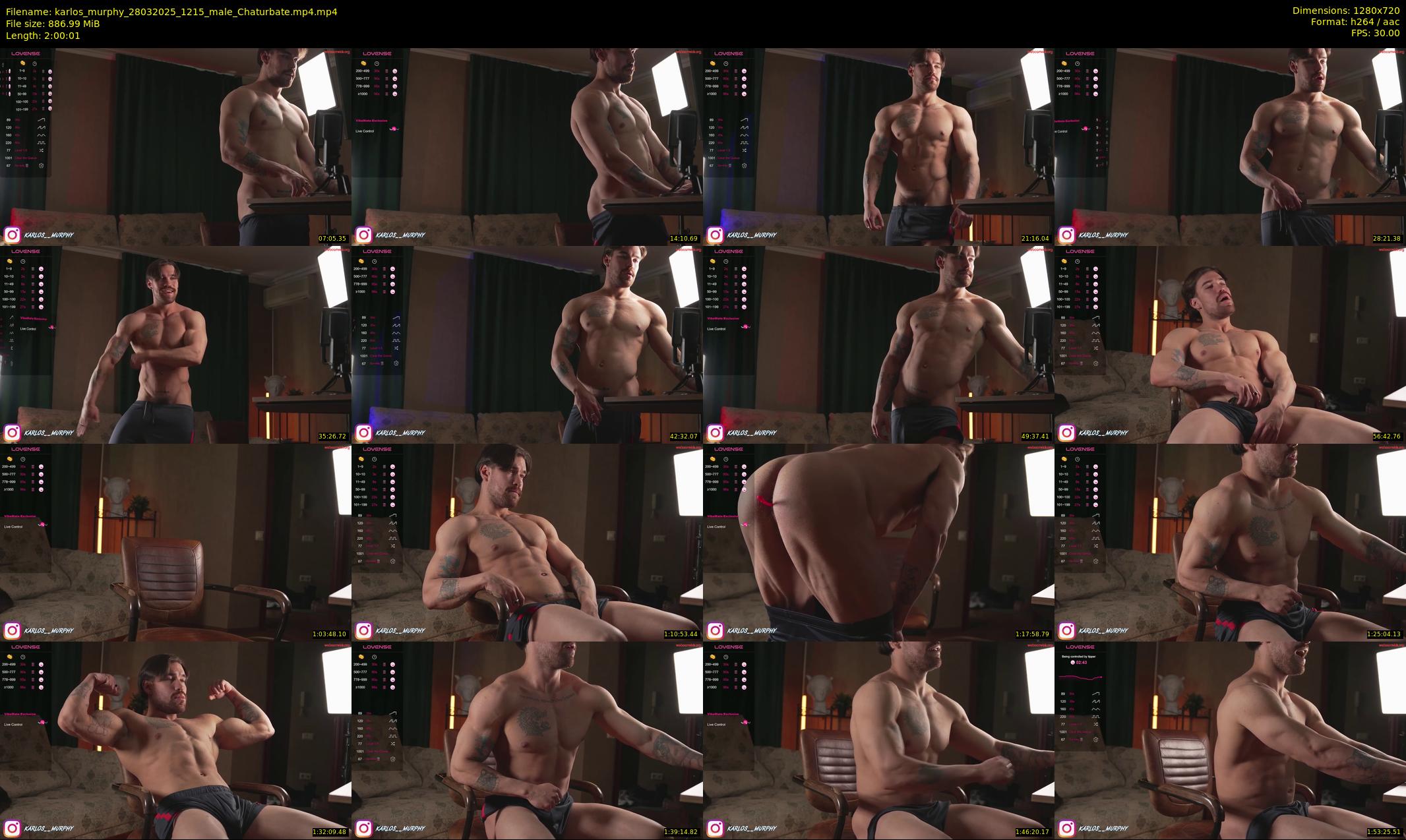 karlos_murphy — 121 minute Chaturbate male cam show recording, 720p, Mar 28, 2025