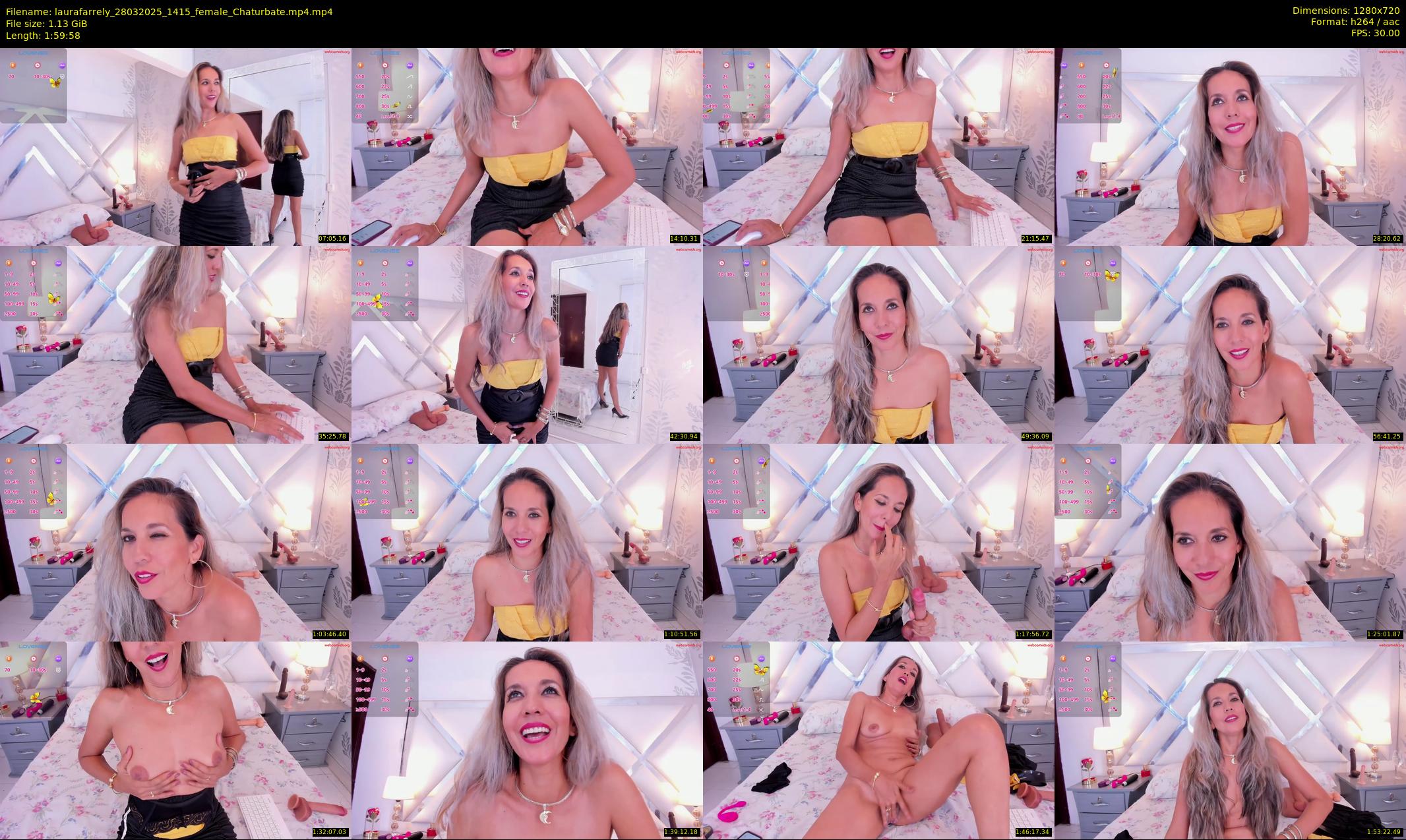 laurafarrely — 120 minute Chaturbate female cam show recording, 720p, Mar 28, 2025