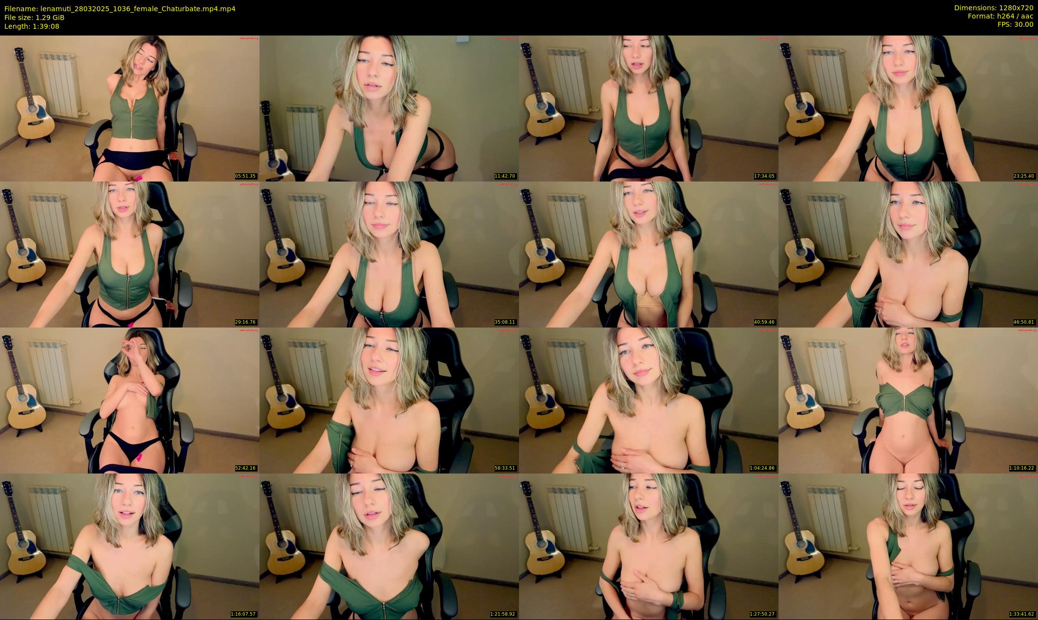 lenamuti — 100 minute Chaturbate female cam show recording, 720p, Mar 28, 2025