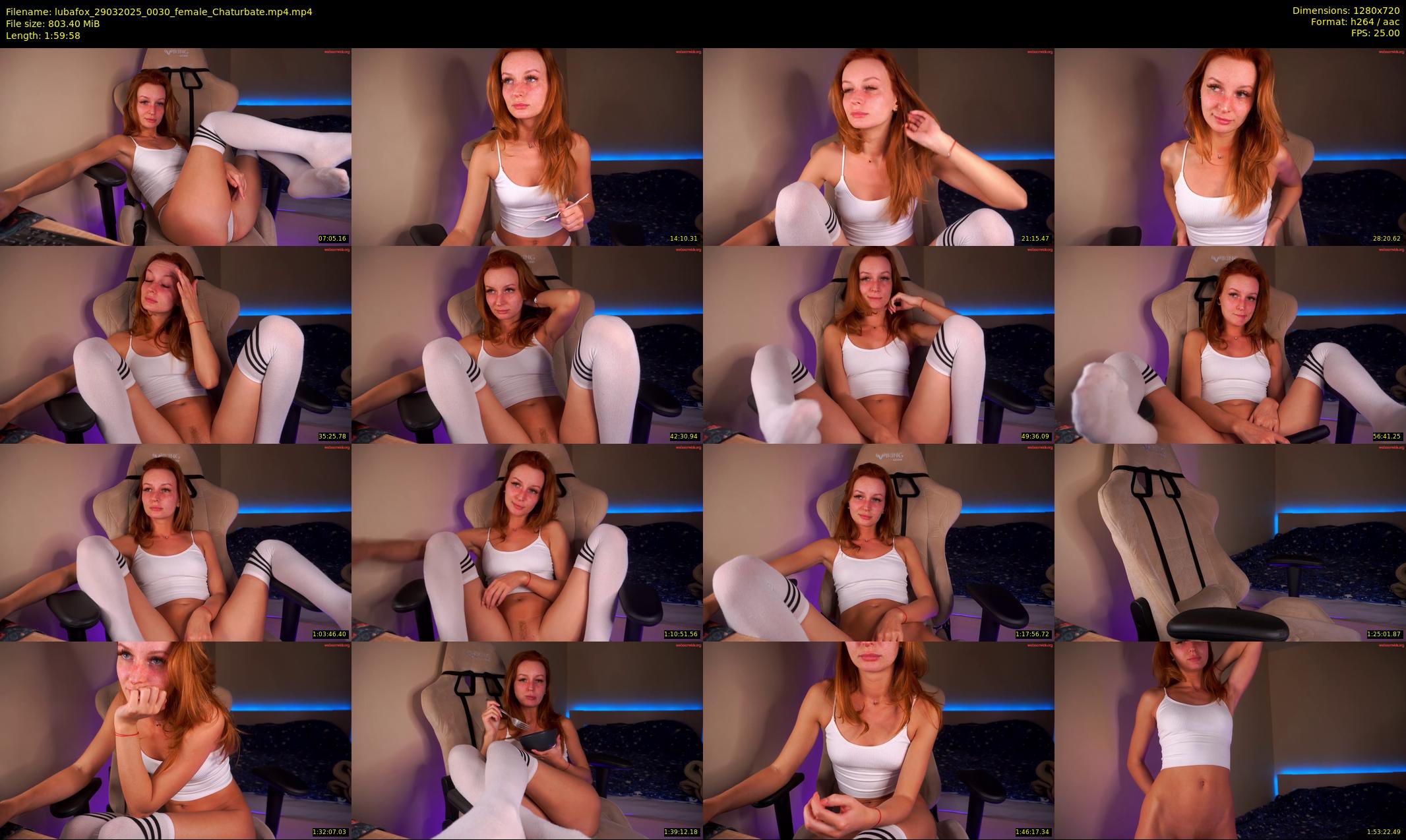 lubafox — 120 minute Chaturbate female cam show recording, 720p, Mar 29, 2025
