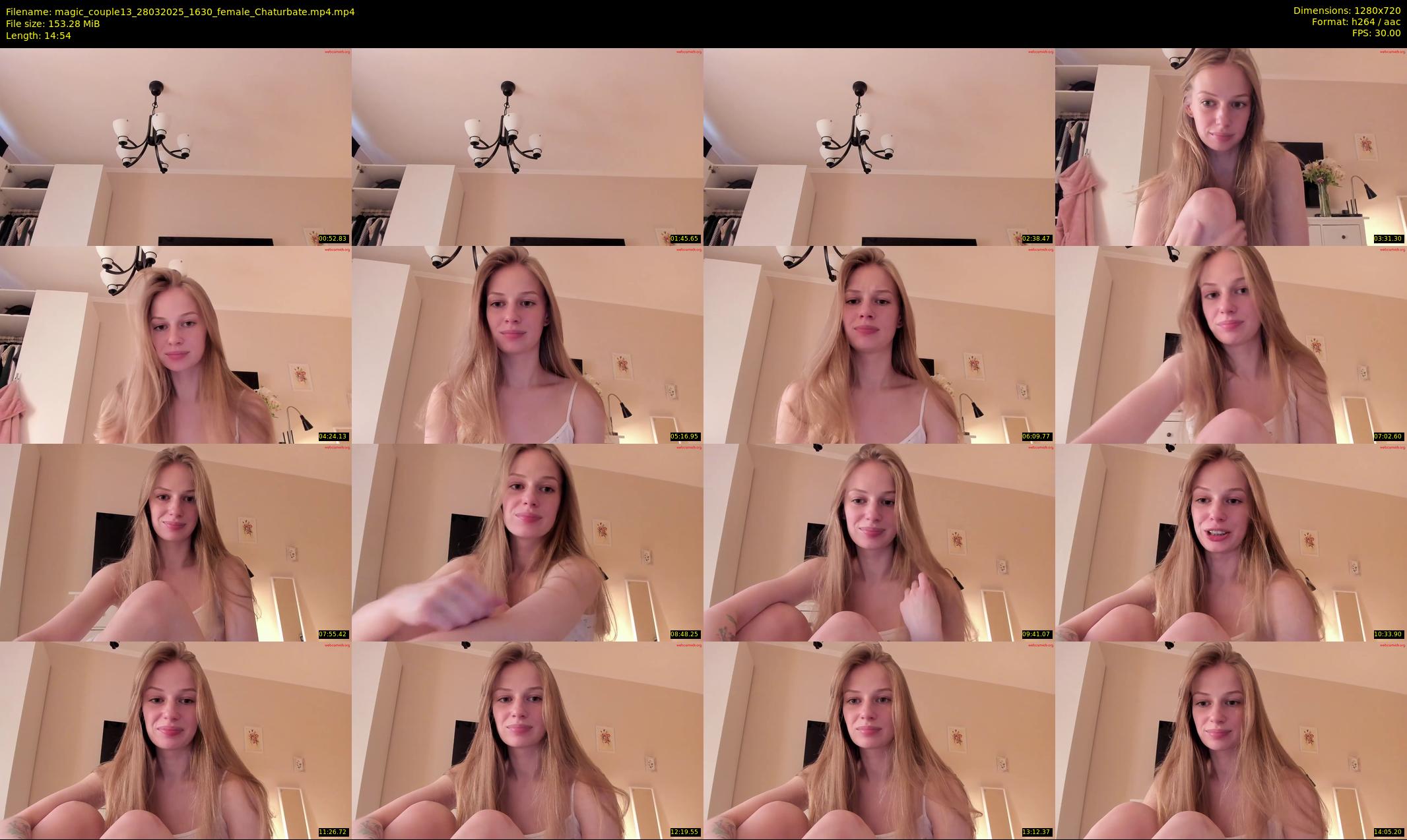 magic_couple13 — 15 minute Chaturbate couple cam show recording, 720p, Mar 28, 2025