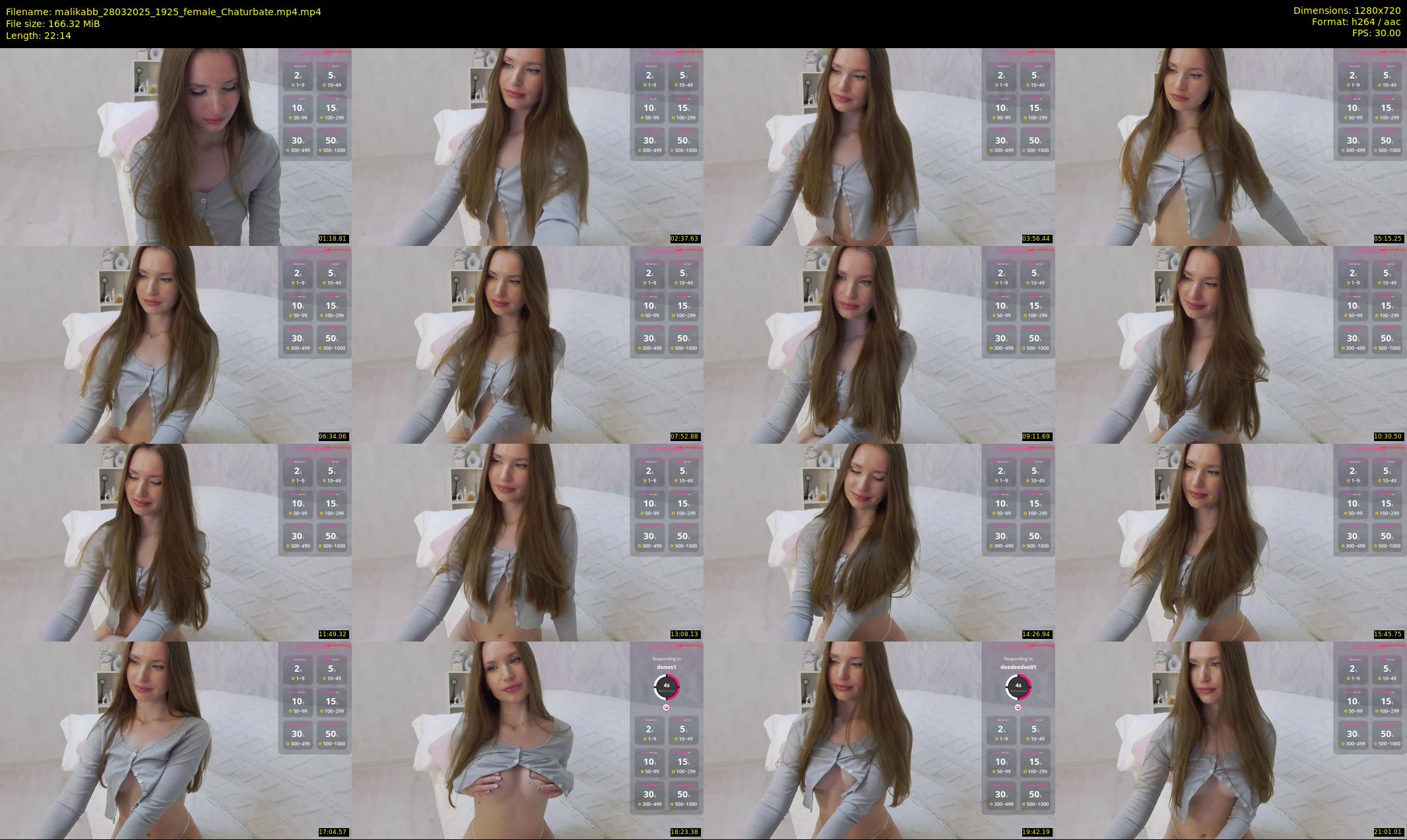 malikabb — 23 minute Chaturbate female cam show recording, 720p, Mar 28, 2025