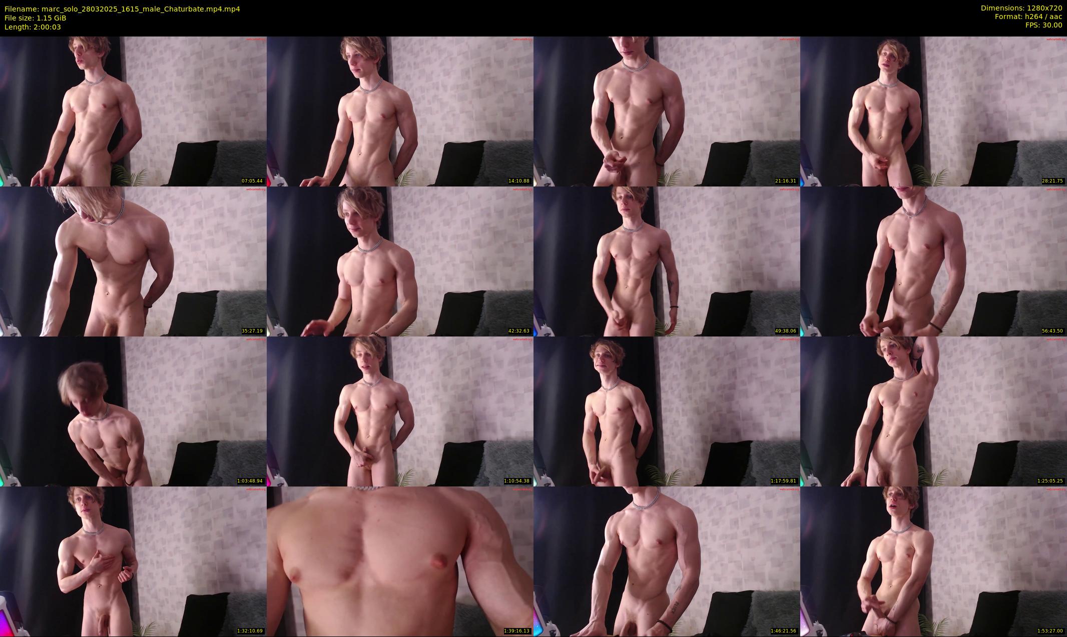 marc_solo — 121 minute Chaturbate male cam show recording, 720p, Mar 28, 2025