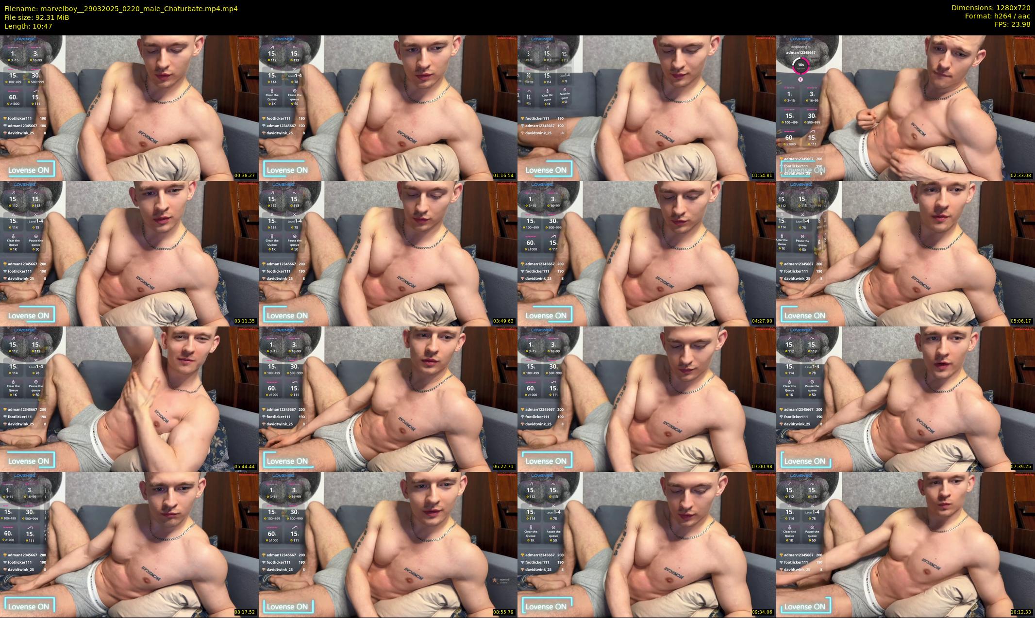 marvelboy_ — 11 minute Chaturbate male cam show recording, 720p, Mar 29, 2025