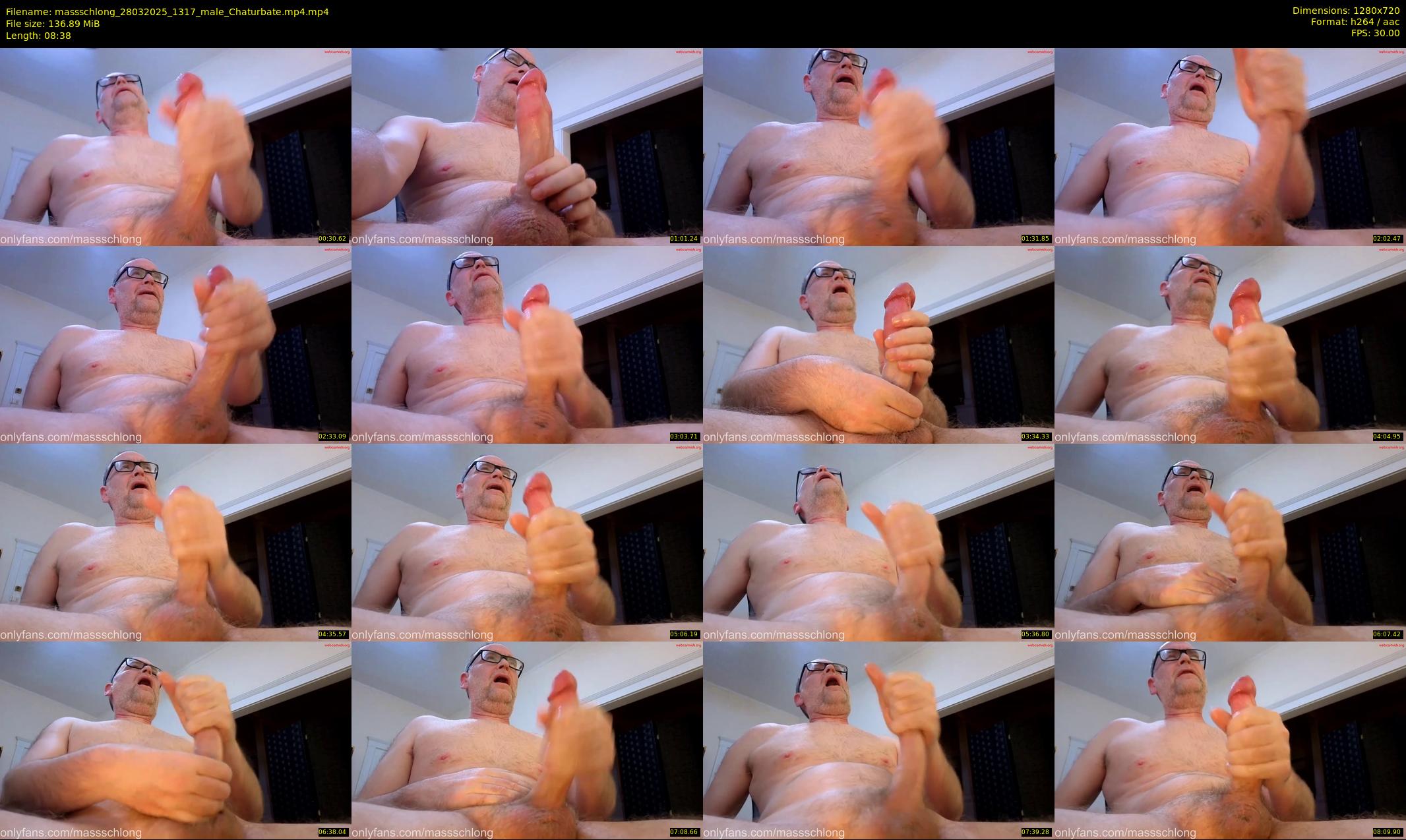 massschlong — 9 minute Chaturbate male cam show recording, 720p, Mar 28, 2025