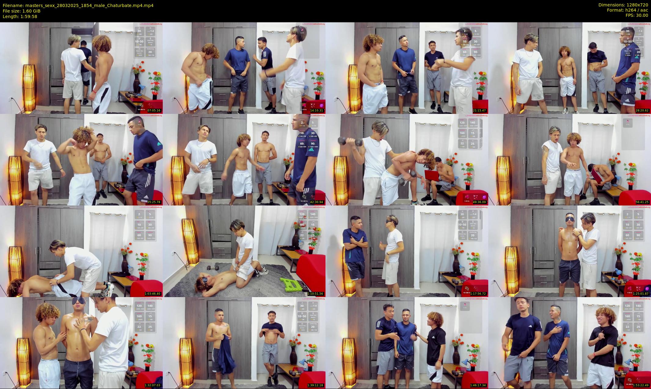 masters_sexx — 120 minute Chaturbate male cam show recording, 720p, Mar 28, 2025