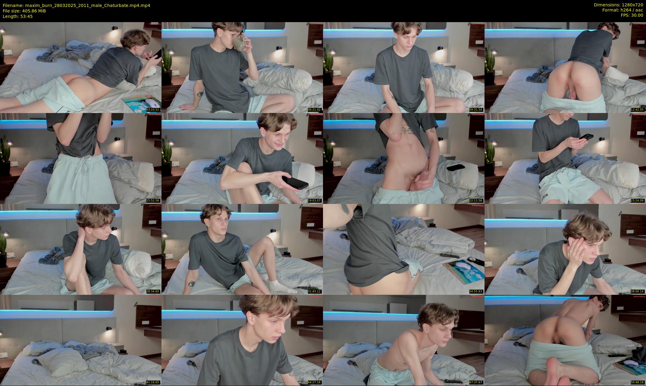 maxim_burn — 54 minute Chaturbate male cam show recording, 720p, Mar 28, 2025