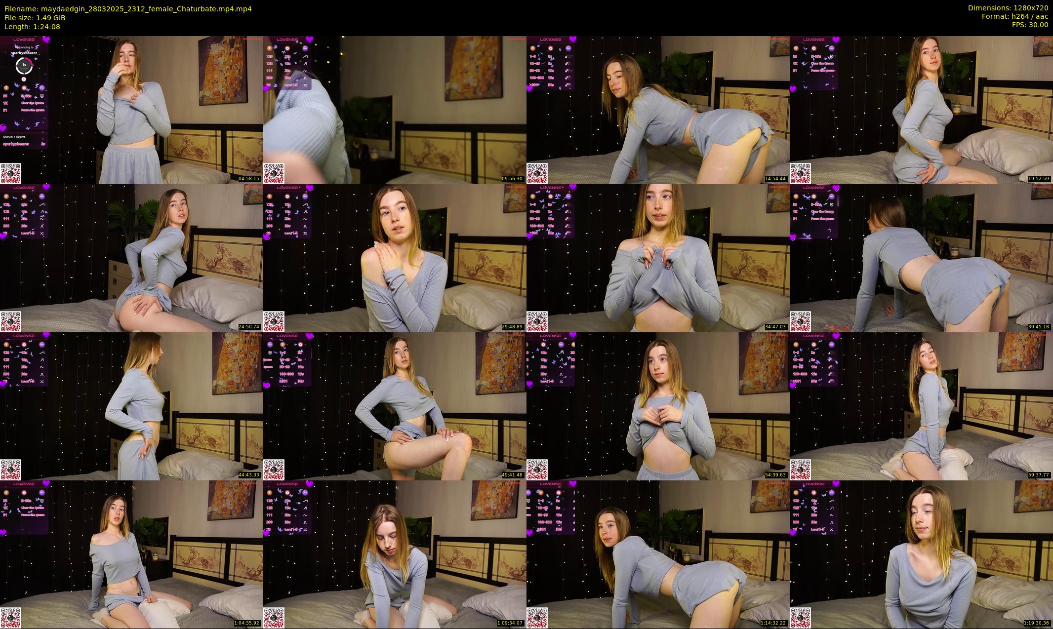 maydaedgin — 85 minute Chaturbate female cam show recording, 720p, Mar 28, 2025