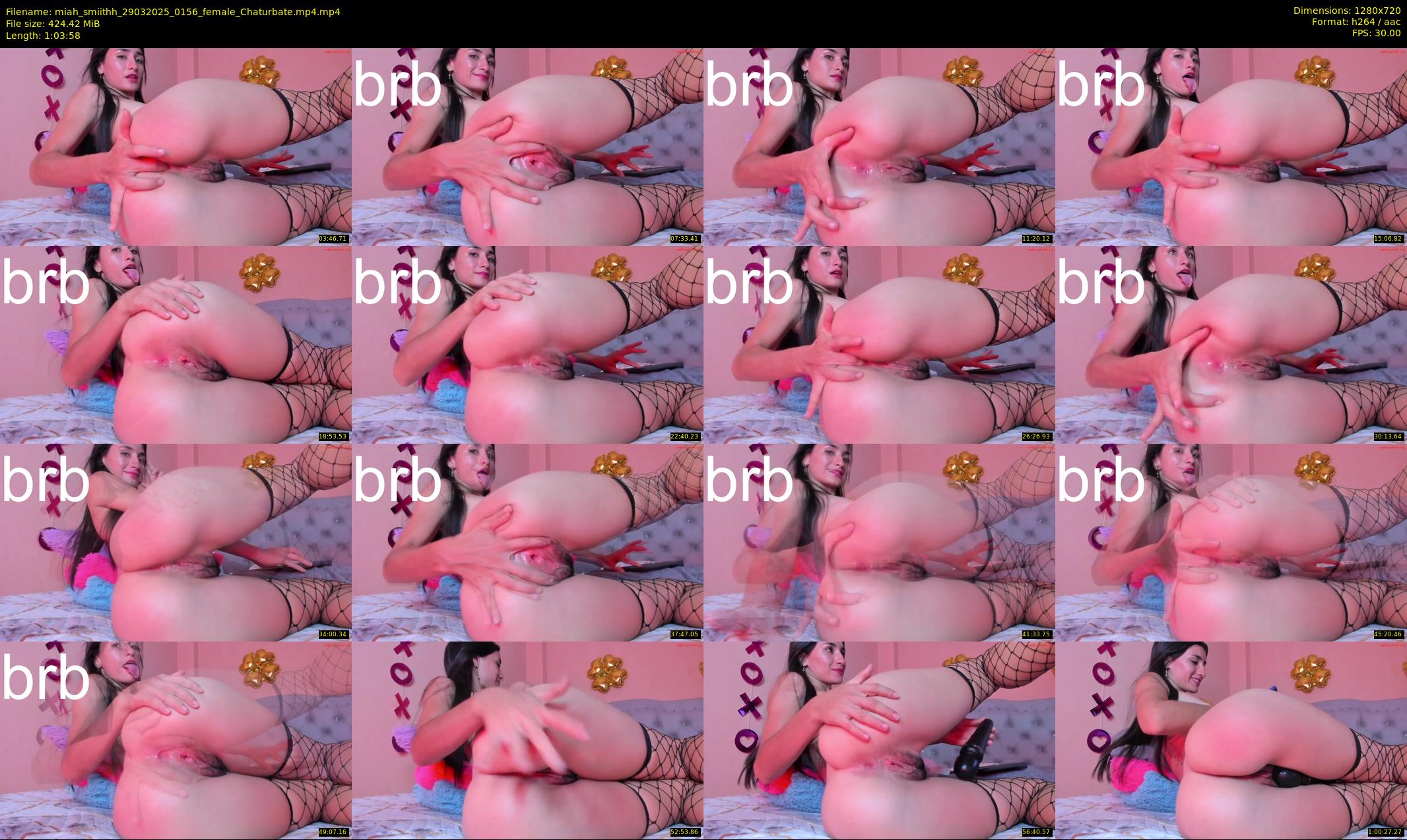 miah_smiithh — 64 minute Chaturbate female cam show recording, 720p, Mar 29, 2025