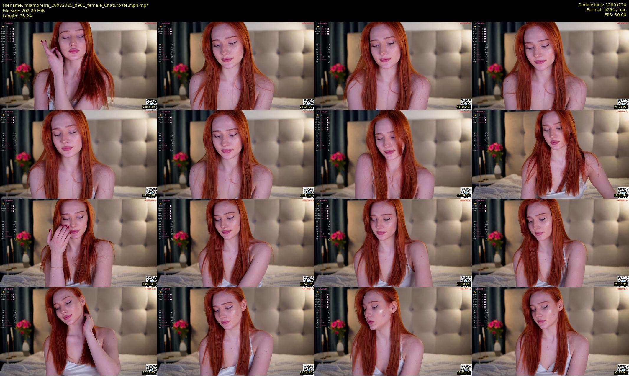 miamoreira — 36 minute Chaturbate female cam show recording, 720p, Mar 28, 2025