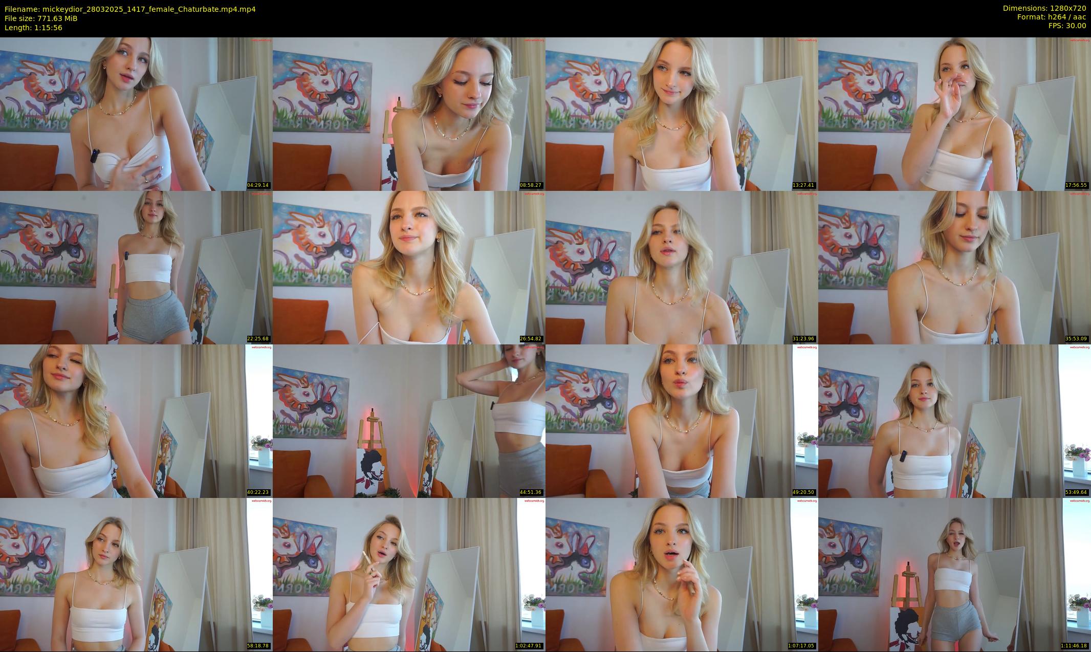 mickeydior — 76 minute Chaturbate female cam show recording, 720p, Mar 28, 2025