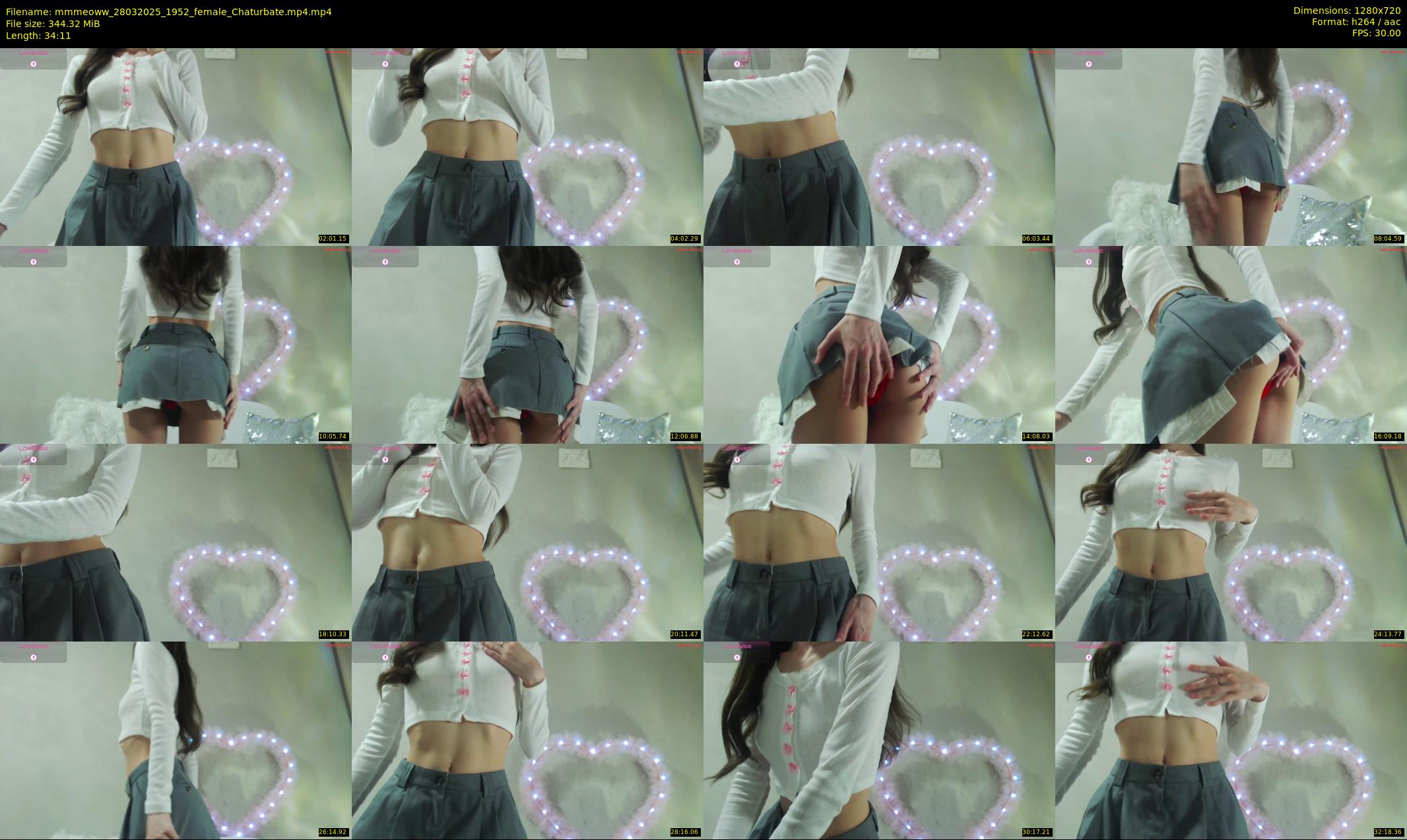 mmmeoww — 35 minute Chaturbate female cam show recording, 720p, Mar 28, 2025