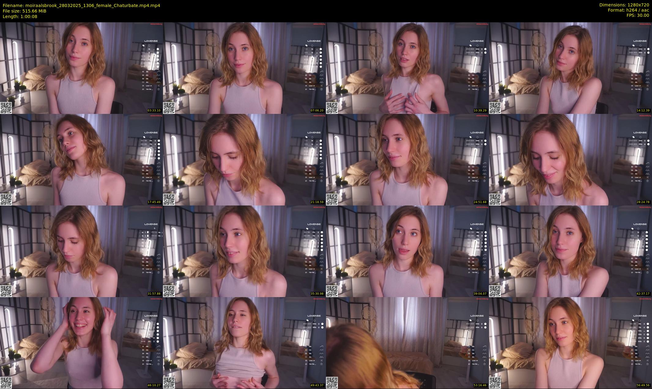 moiraalsbrook — 61 minute Chaturbate female cam show recording, 720p, Mar 28, 2025