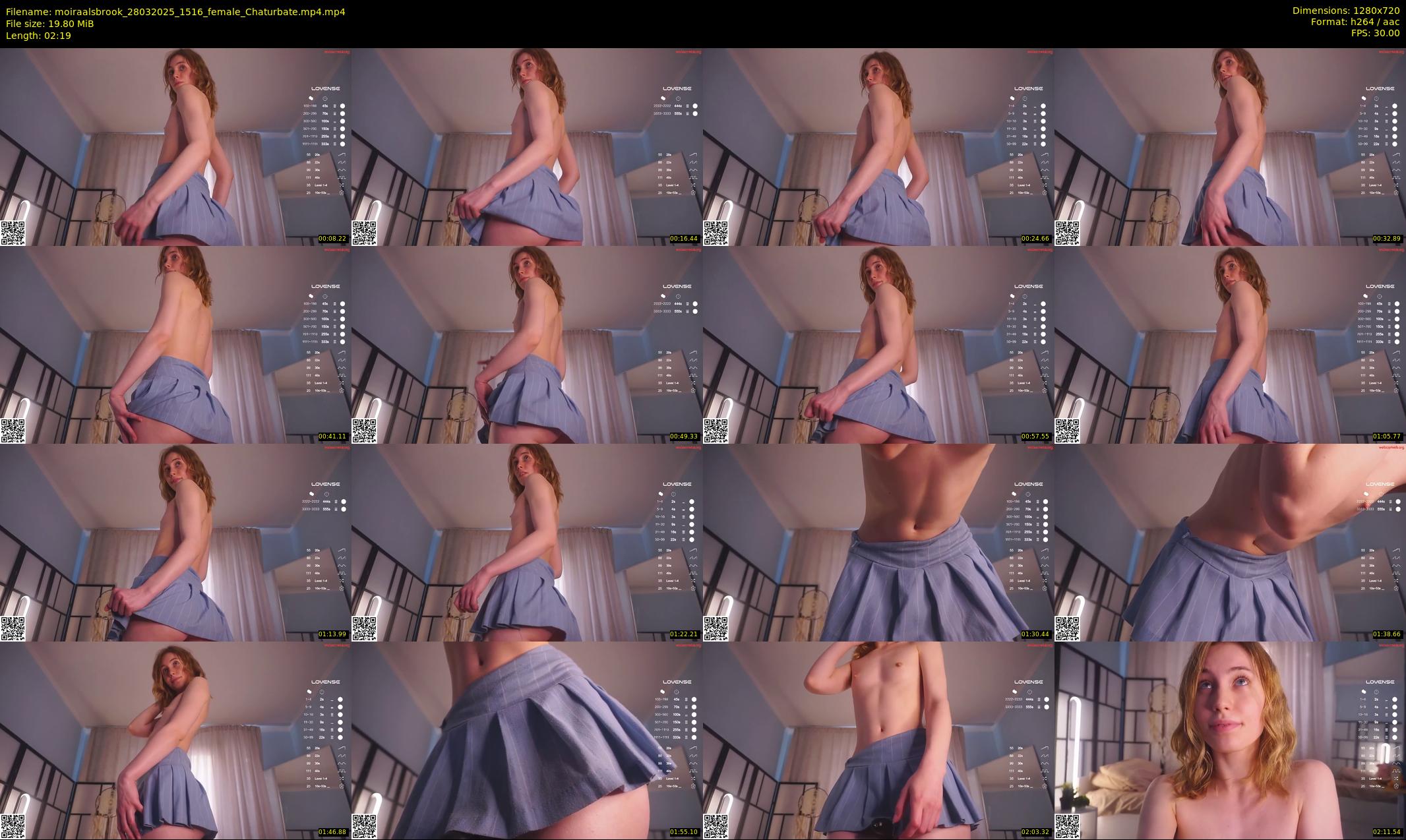 moiraalsbrook — 3 minute Chaturbate female cam show recording, 720p, Mar 28, 2025