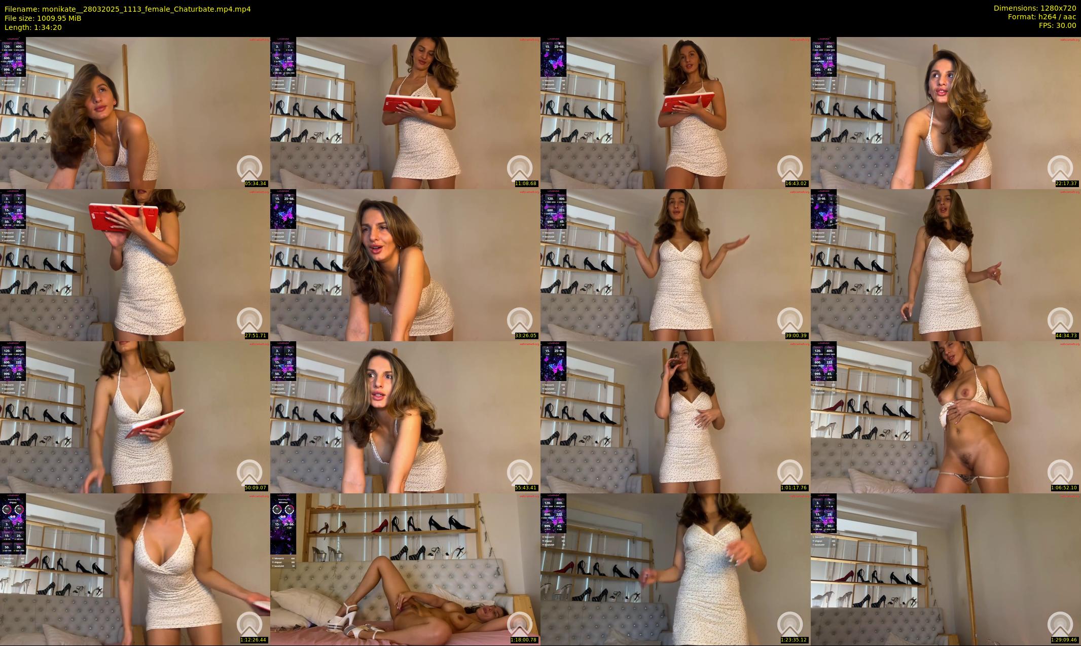 monikate_ — 95 minute Chaturbate couple cam show recording, 720p, Mar 28, 2025