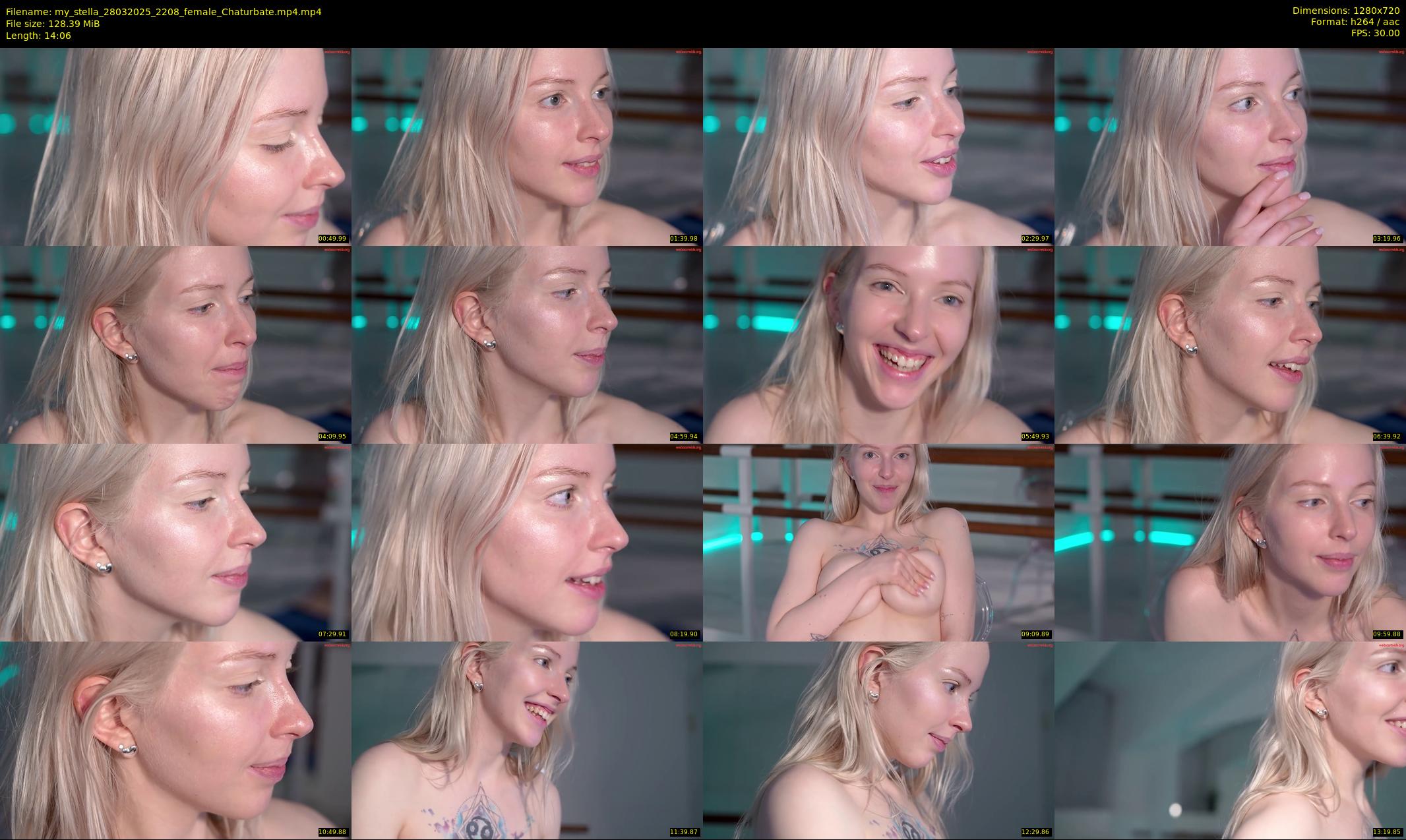 my_stella — 15 minute Chaturbate female cam show recording, 720p, Mar 28, 2025