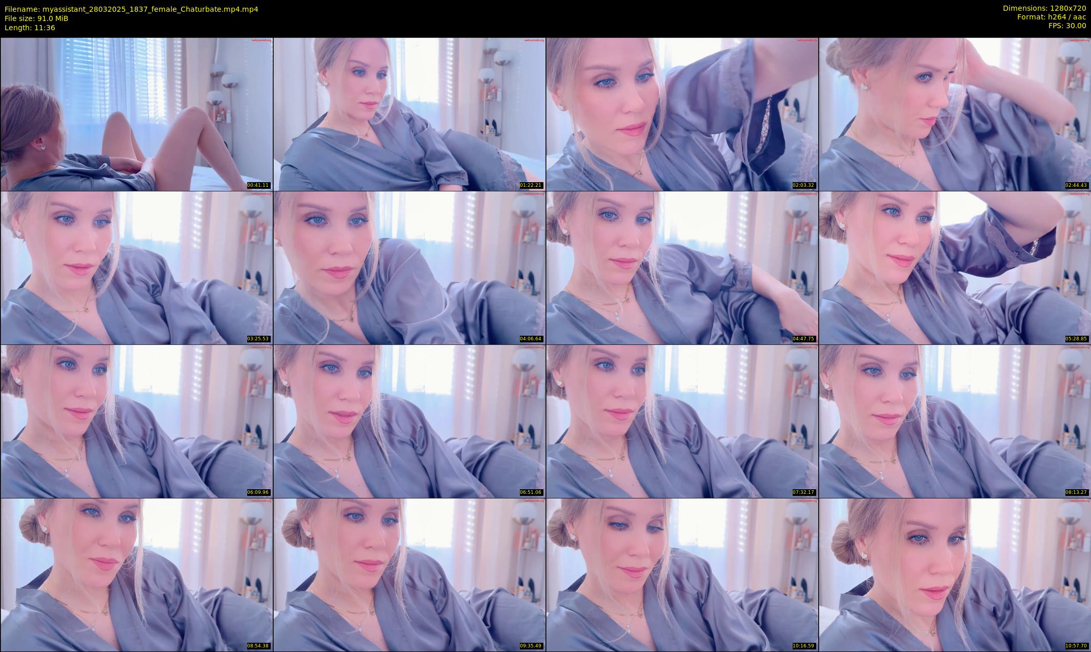 myassistant — 12 minute Chaturbate female cam show recording, 720p, Mar 28, 2025