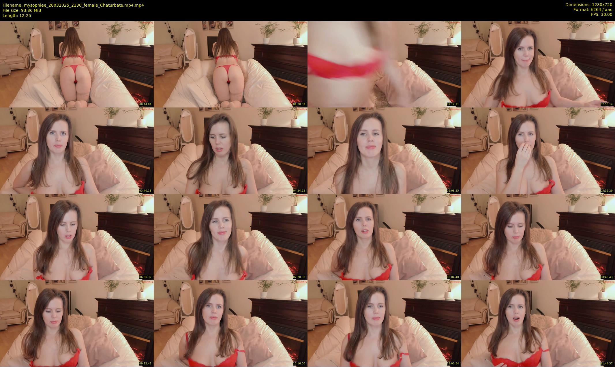 mysophiee — 13 minute Chaturbate female cam show recording, 720p, Mar 28, 2025