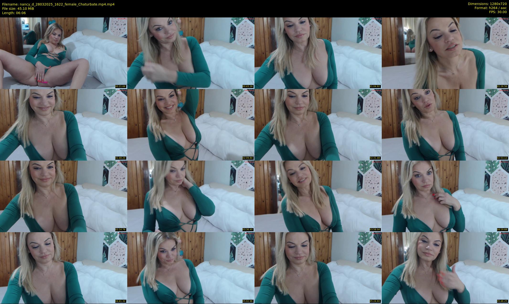 nancy_d — 7 minute Chaturbate female cam show recording, 720p, Mar 28, 2025