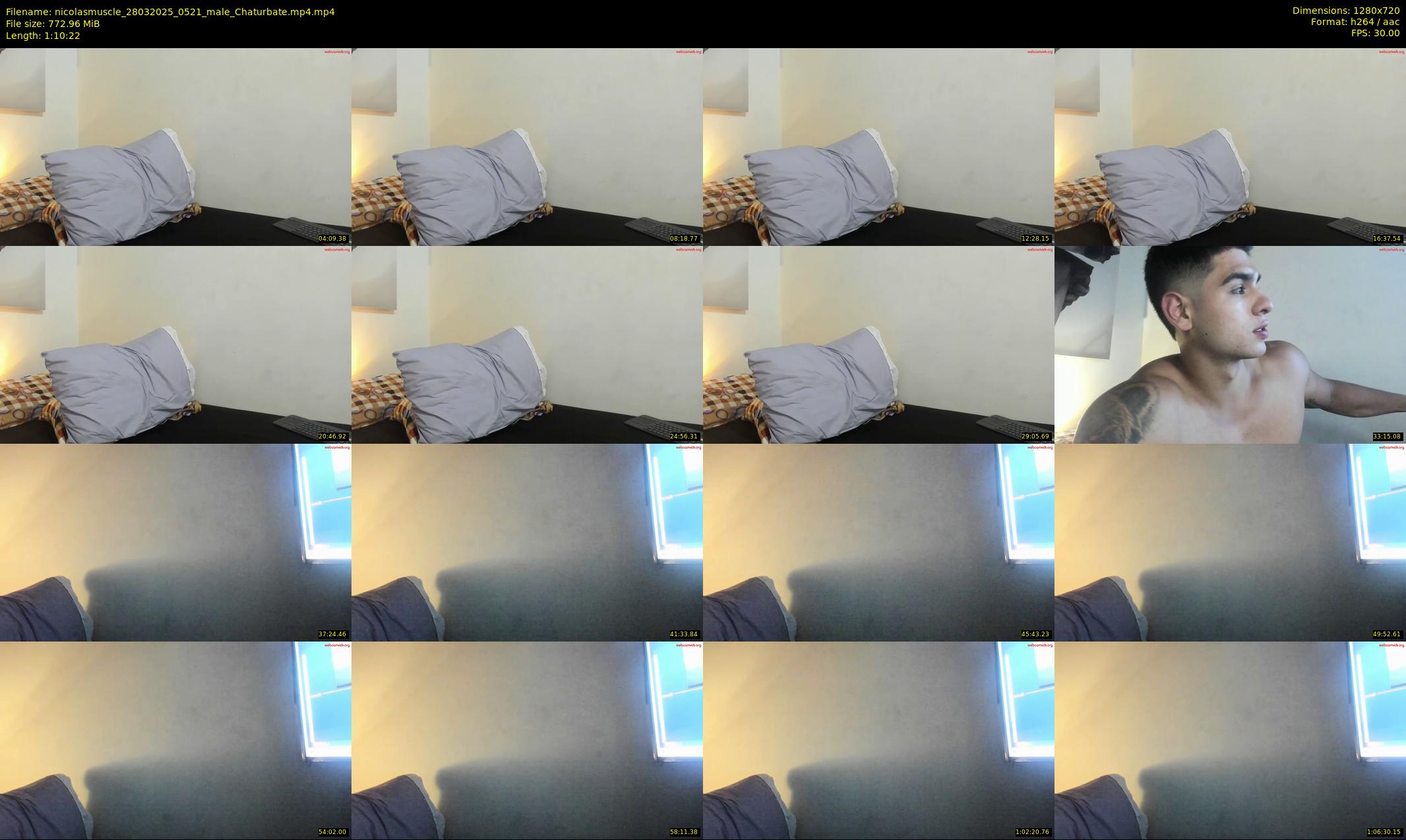 nicolasmuscle — 71 minute Chaturbate male cam show recording, 720p, Mar 28, 2025