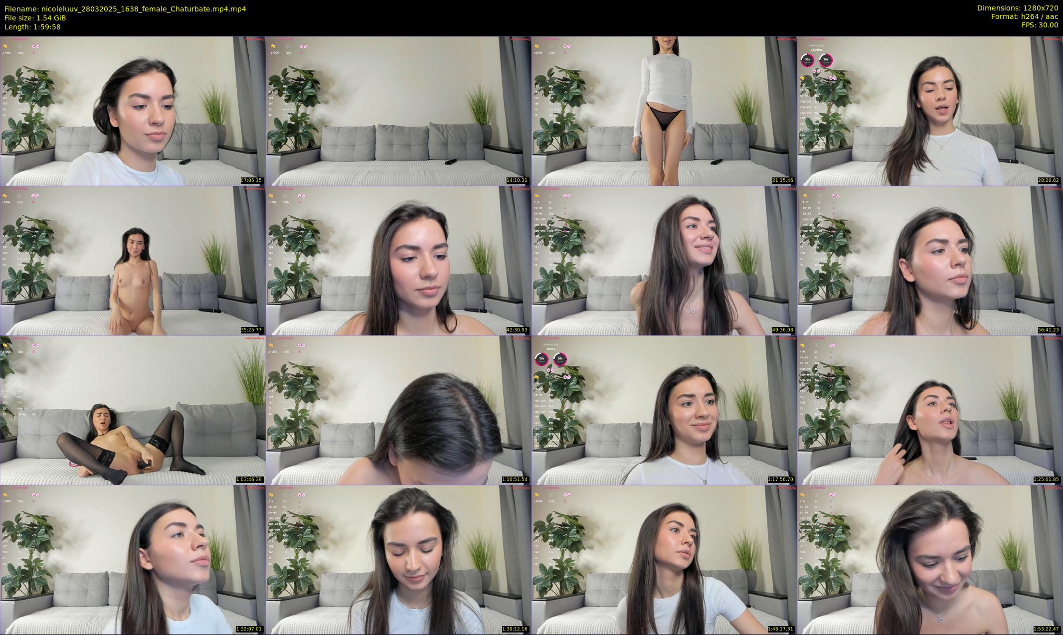 nicoleluuv — 120 minute Chaturbate female cam show recording, 720p, Mar 28, 2025