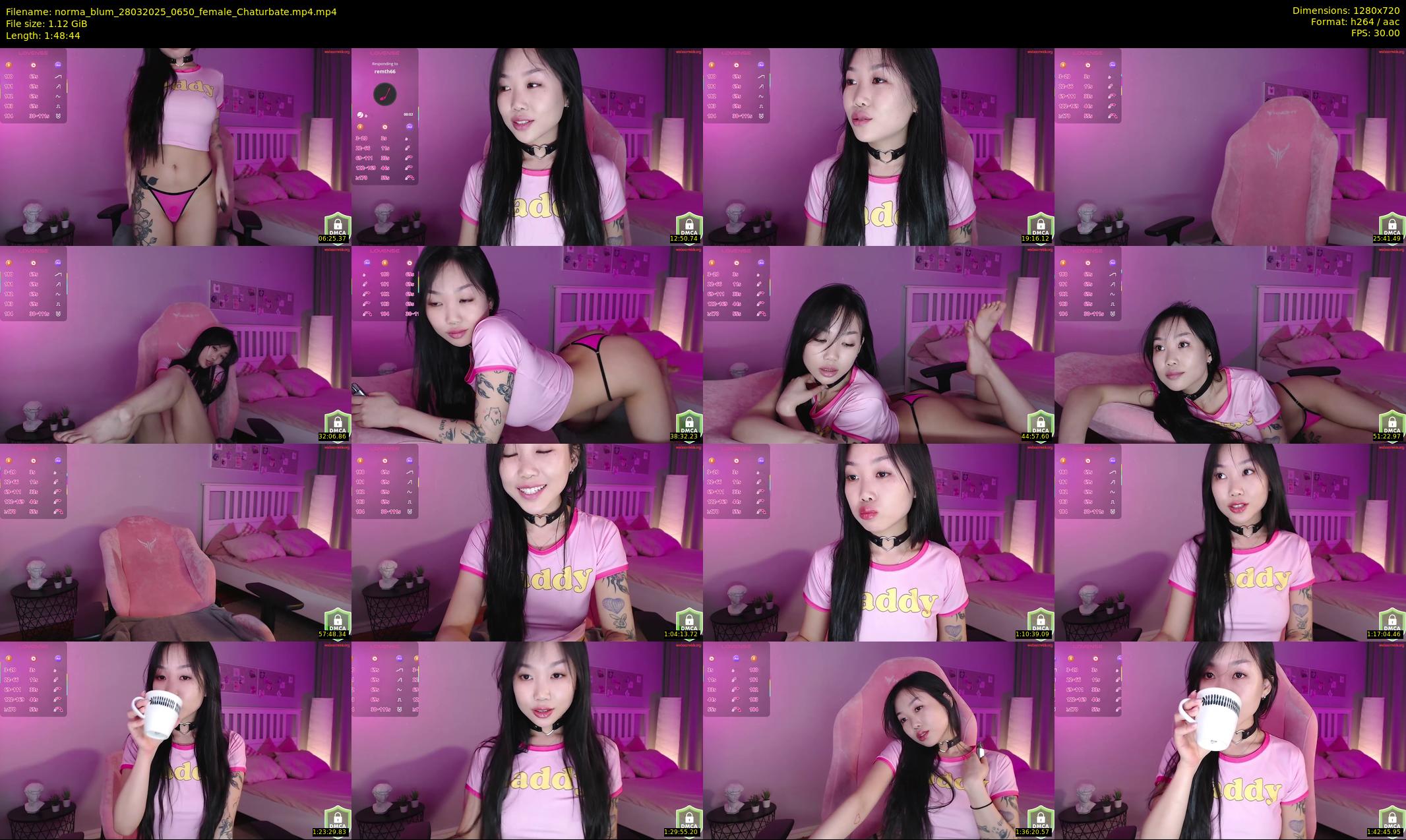 norma_blum — 109 minute Chaturbate female cam show recording, 720p, Mar 28, 2025