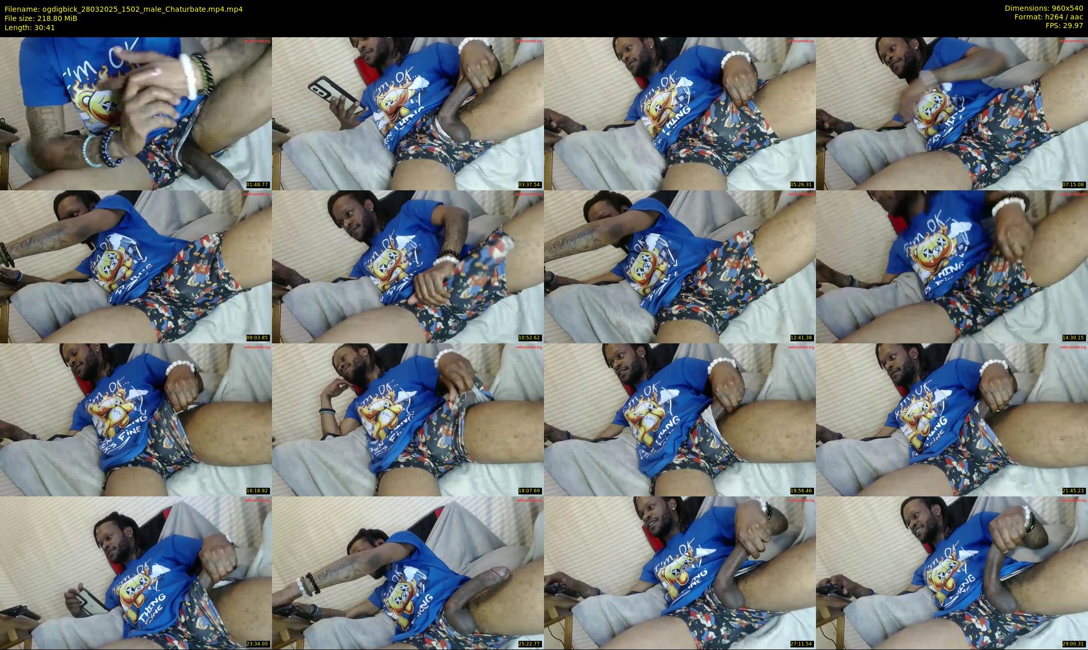 ogdigbick — 31 minute Chaturbate male cam show recording, 480p, Mar 28, 2025