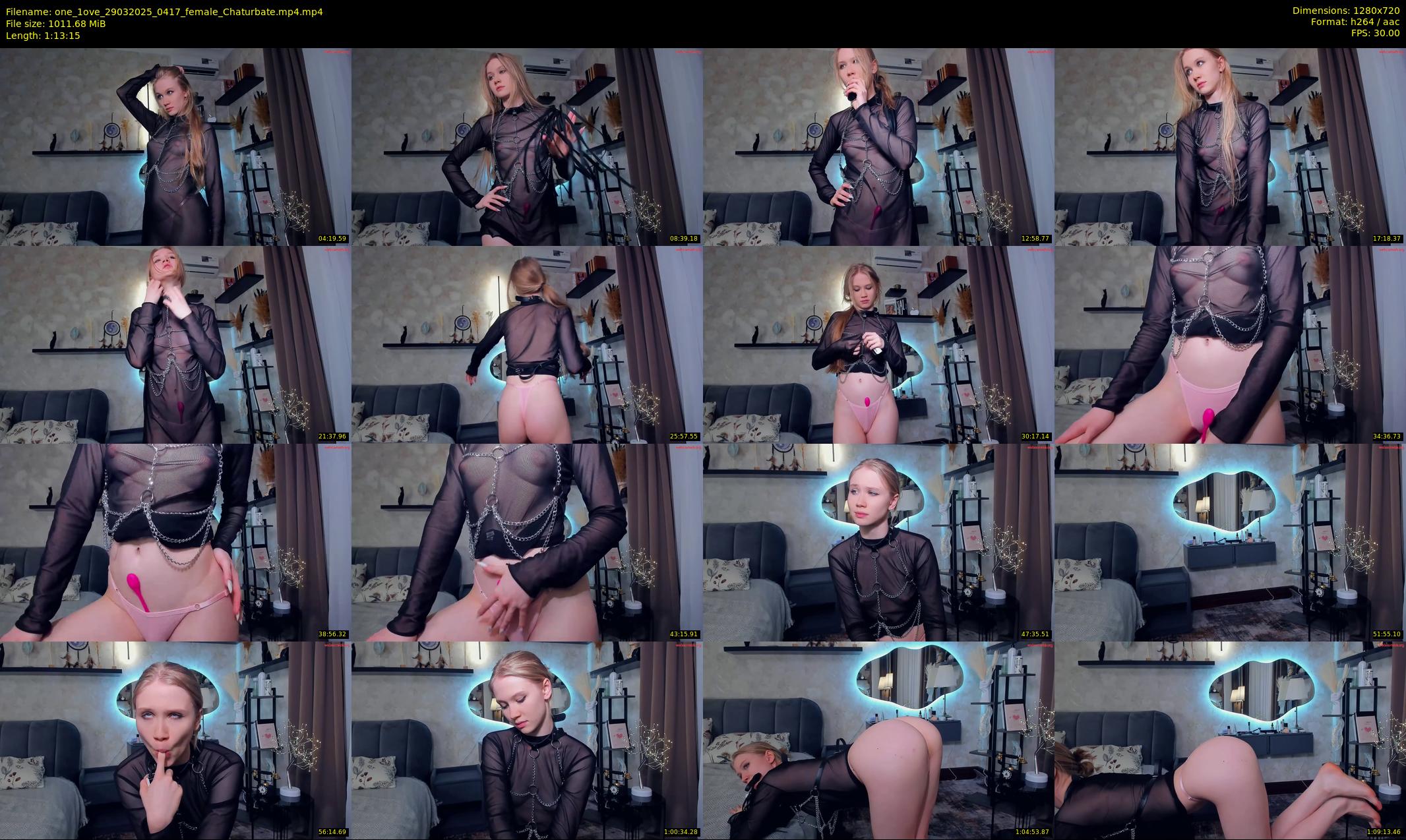 one_1ove — 74 minute Chaturbate female cam show recording, 720p, Mar 29, 2025