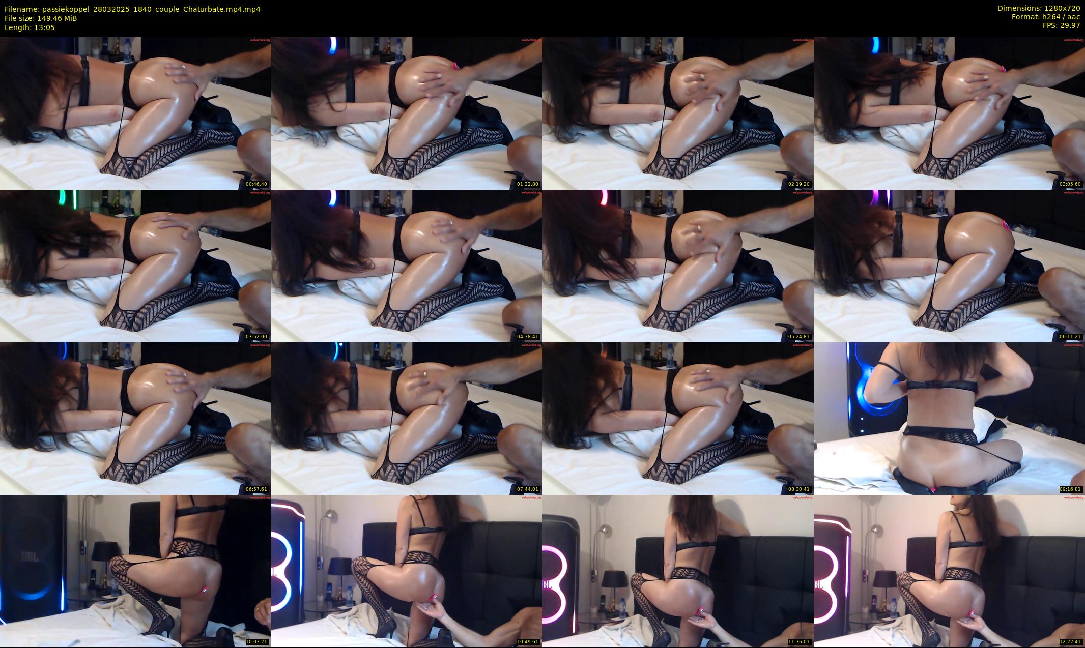 passiekoppel — 14 minute Chaturbate couple cam show recording, 720p, Mar 28, 2025