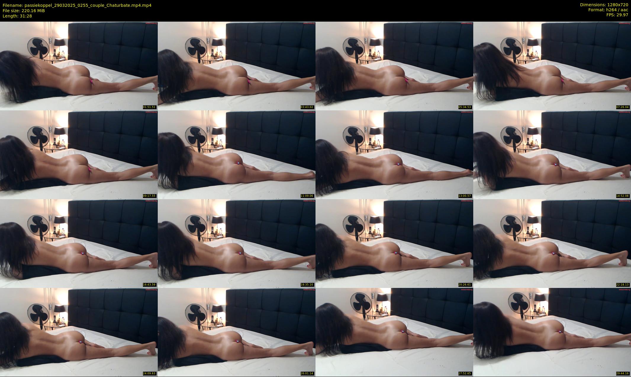 passiekoppel — 32 minute Chaturbate couple cam show recording, 720p, Mar 29, 2025