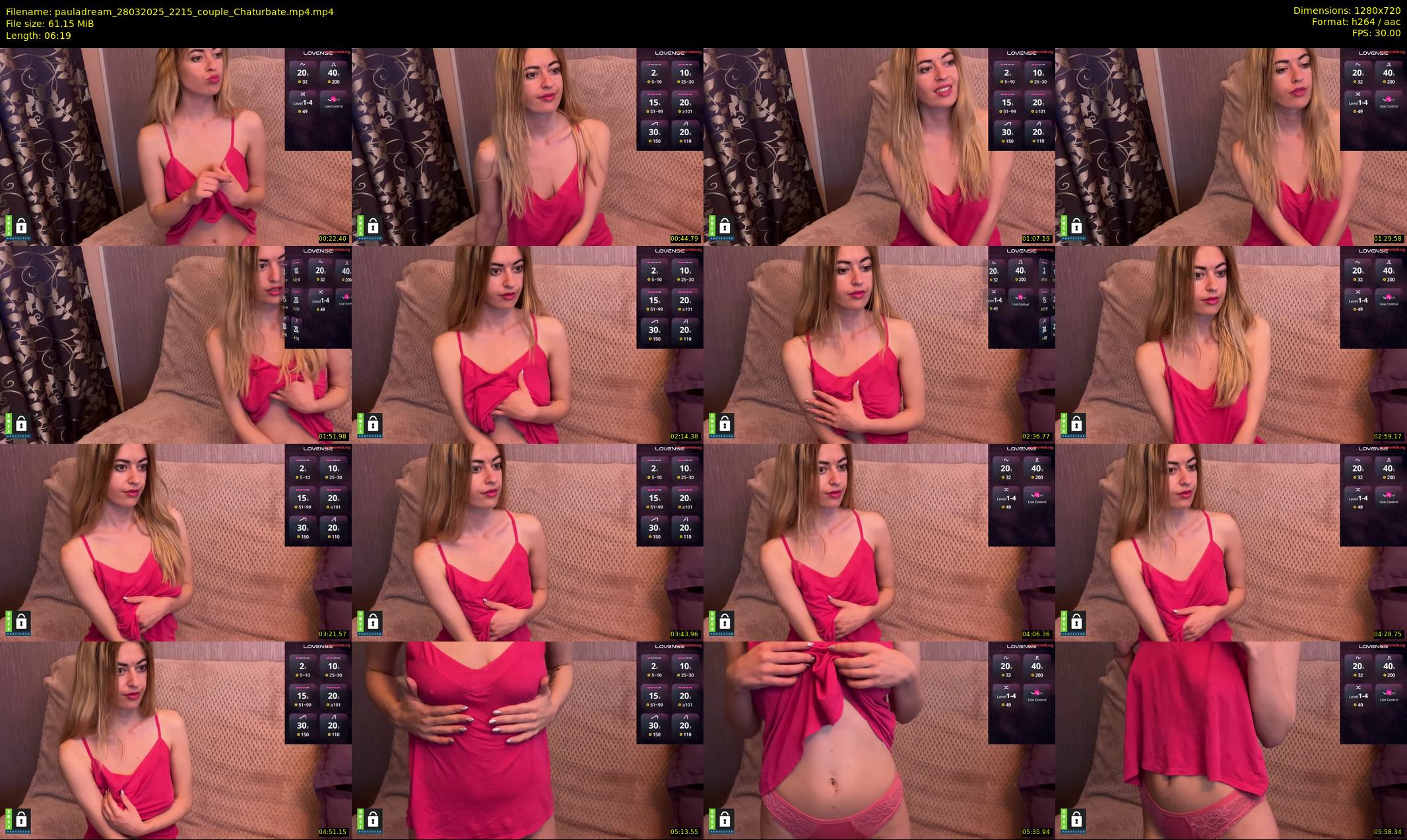 pauladream — 7 minute Chaturbate couple cam show recording, 720p, Mar 28, 2025