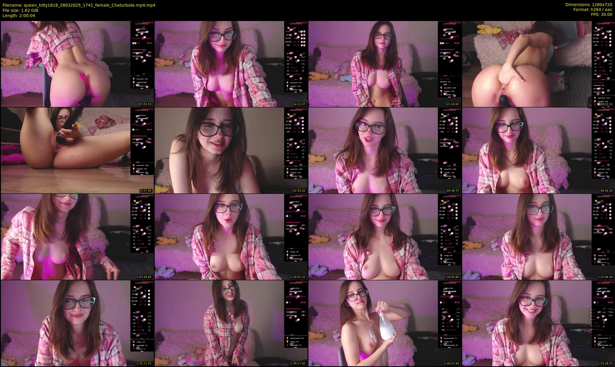 queen_kitty1818 — 121 minute Chaturbate female cam show recording, 720p, Mar 28, 2025