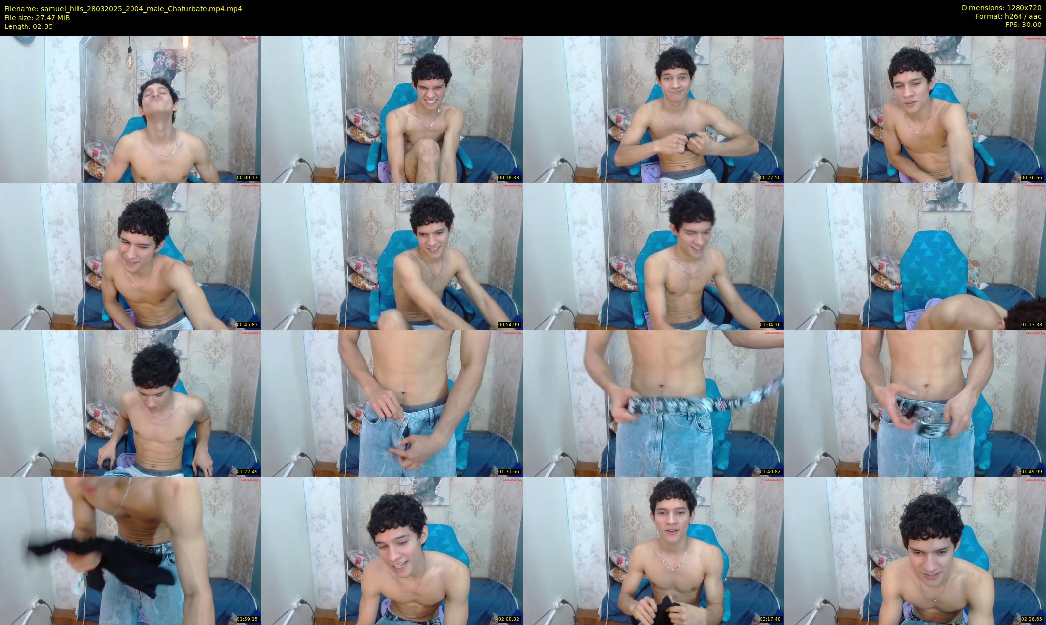samuel_hills — 3 minute Chaturbate male cam show recording, 720p, Mar 28, 2025
