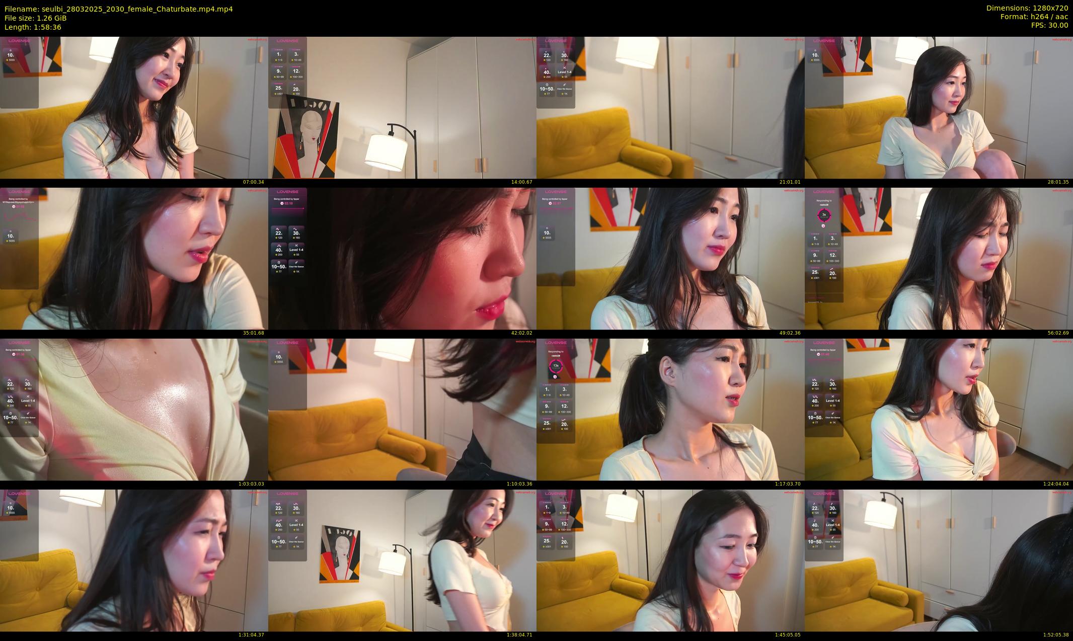 seulbi — 119 minute Chaturbate female cam show recording, 720p, Mar 28, 2025