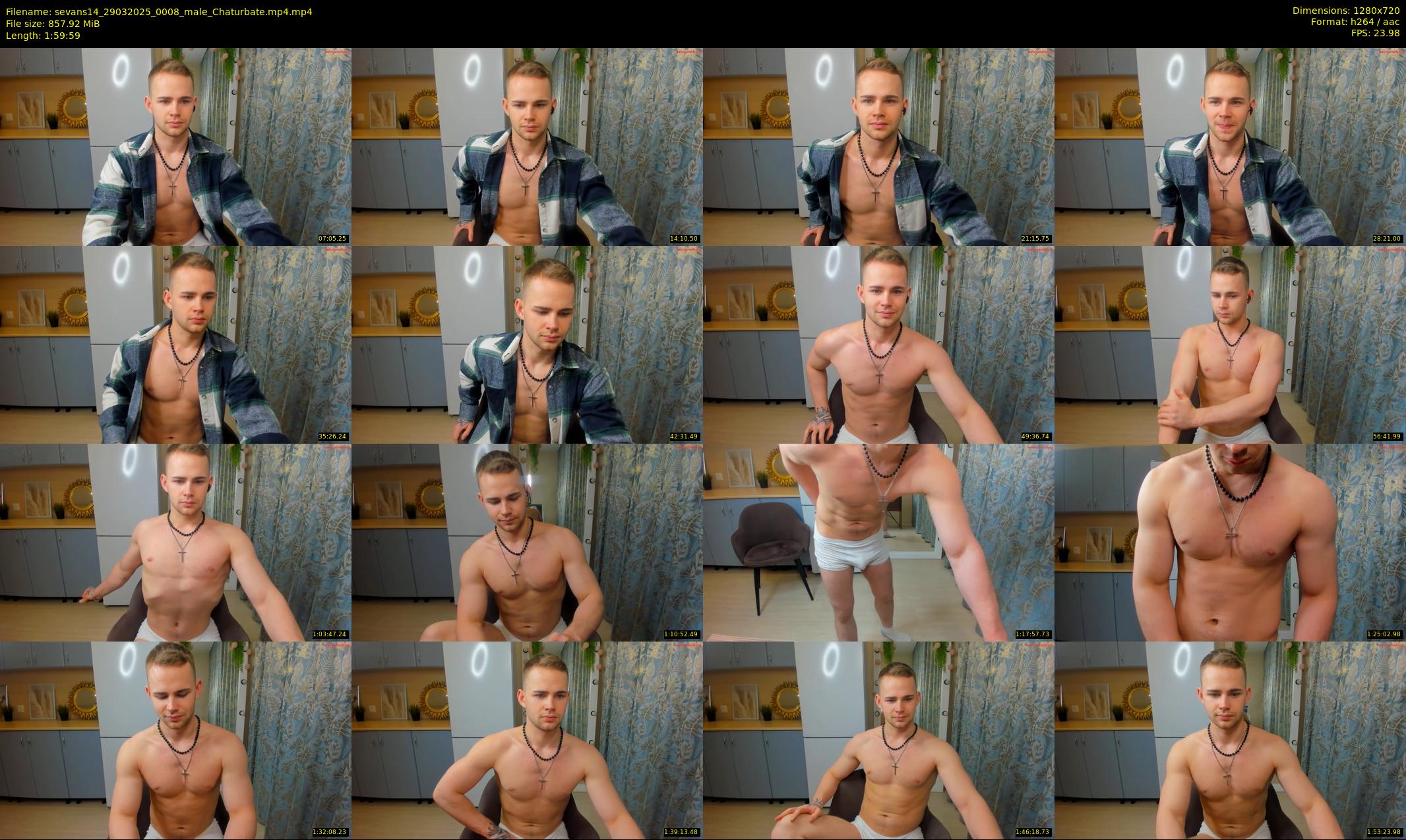 sevans14 — 120 minute Chaturbate male cam show recording, 720p, Mar 29, 2025