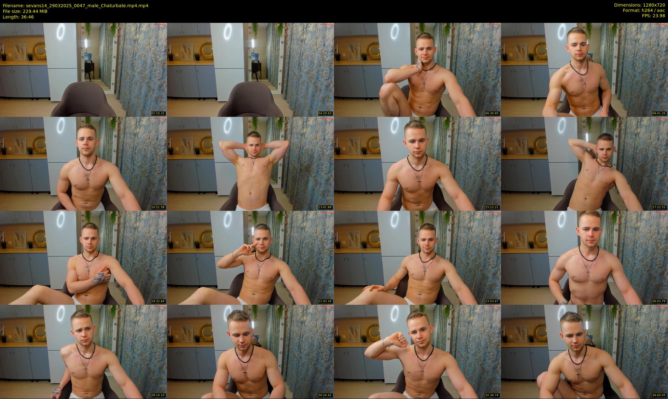sevans14 — 37 minute Chaturbate male cam show recording, 720p, Mar 29, 2025