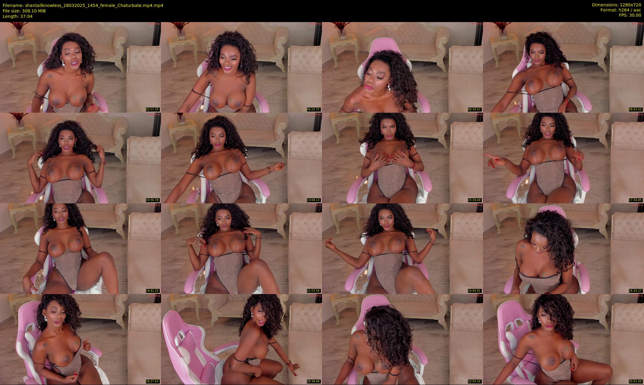 shantallknowless — 38 minute Chaturbate female cam show recording, 720p, Mar 28, 2025