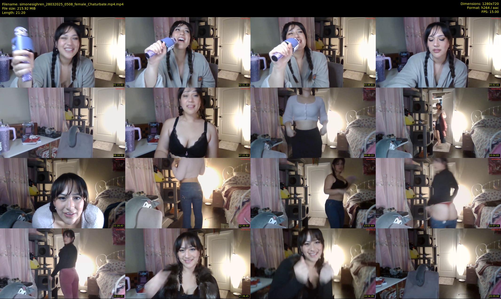 simonesighren — 22 minute Chaturbate female cam show recording, 720p, Mar 28, 2025