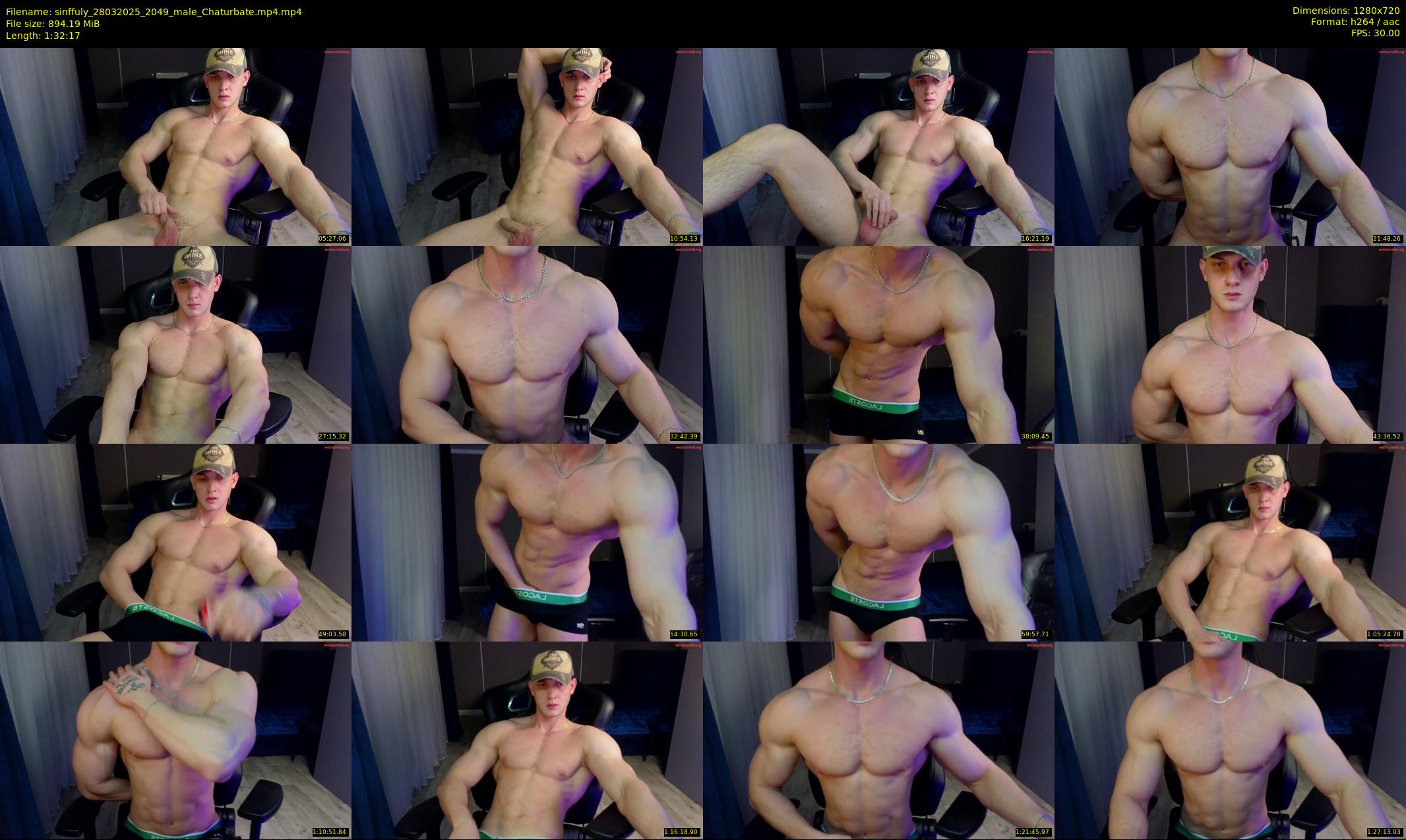 sinffuly — 93 minute Chaturbate male cam show recording, 720p, Mar 28, 2025