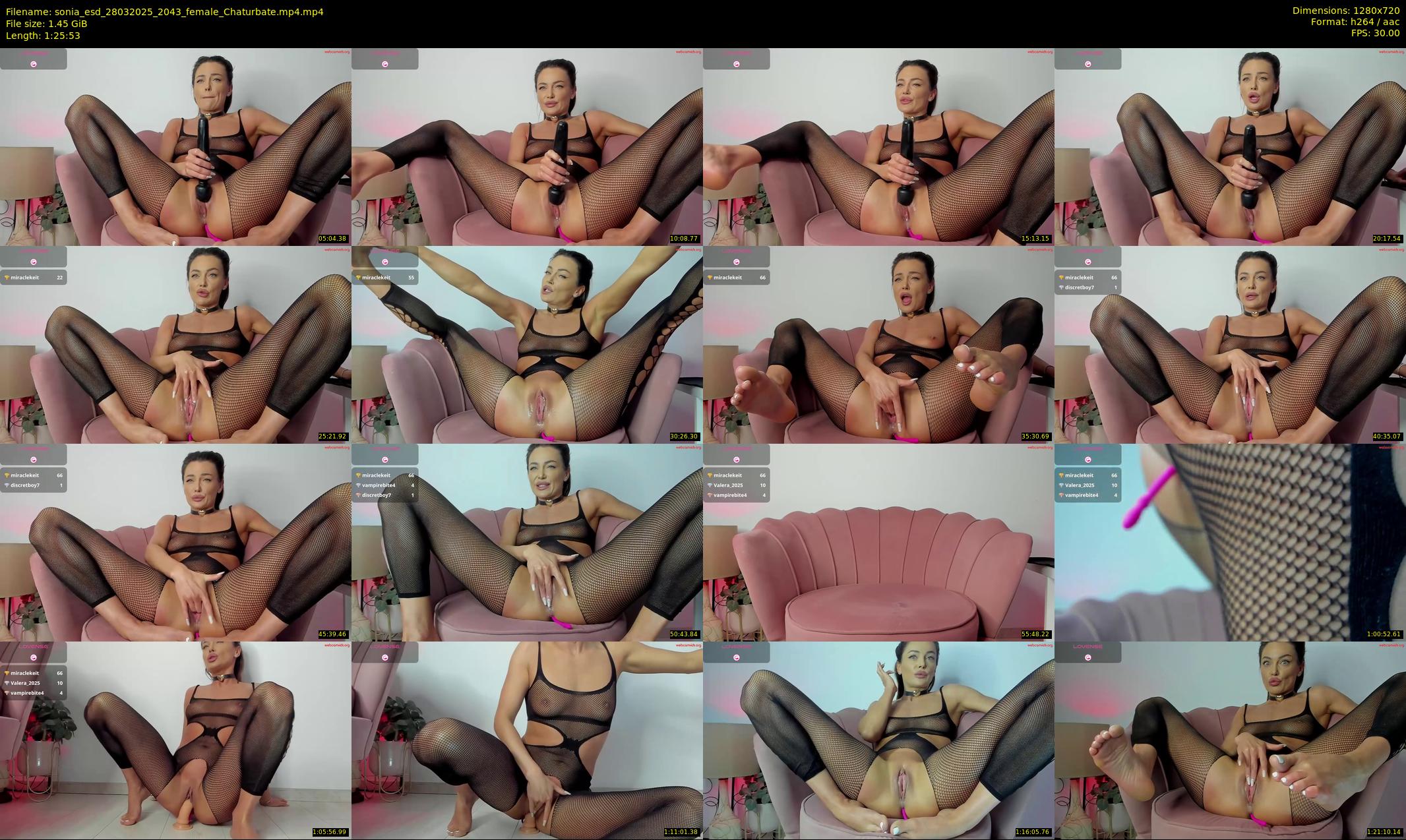 sonia_esd — 86 minute Chaturbate female cam show recording, 720p, Mar 28, 2025